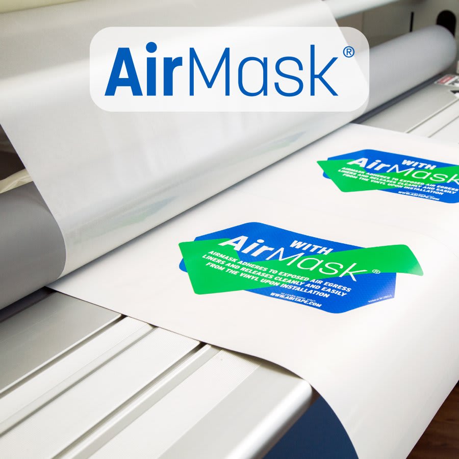 48" x 100 YD AirMask 510U Clear Medium Tack Film Premask