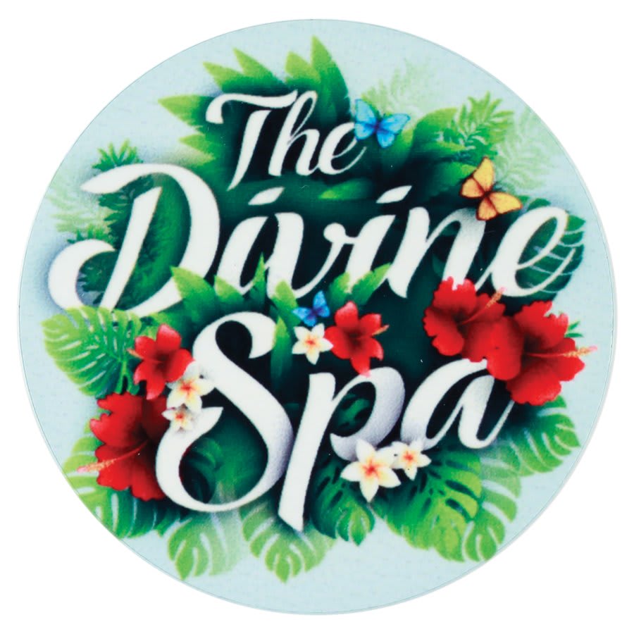 1 1/2" x .020" Sublimatable Gloss White DynaSub Aluminum Die Cut Disc