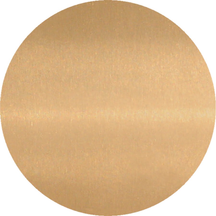 1 1/2" x .020" Sublimatable Satin Gold DynaSub Aluminum Die Cut Disc