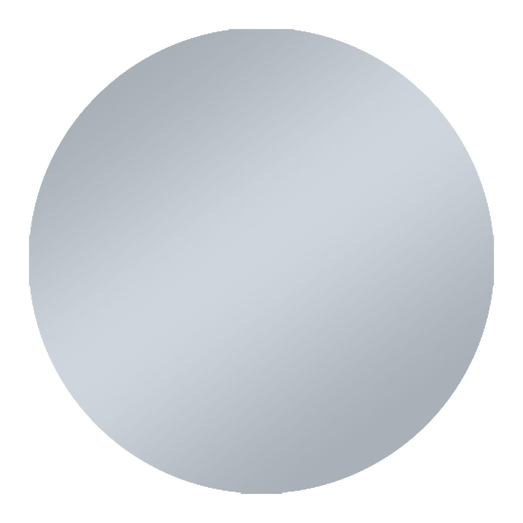 2" Laserable Silver LazerBlak Aluminum Die Cut Disc