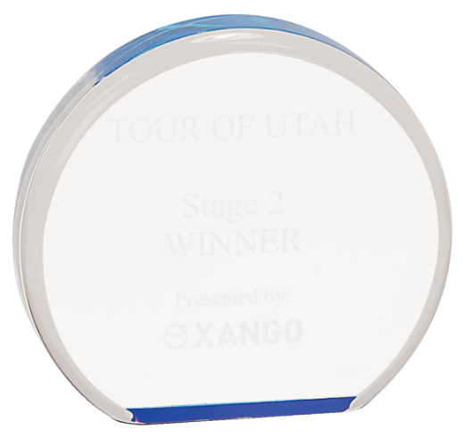 4 1/2" Blue Acrylic Circle