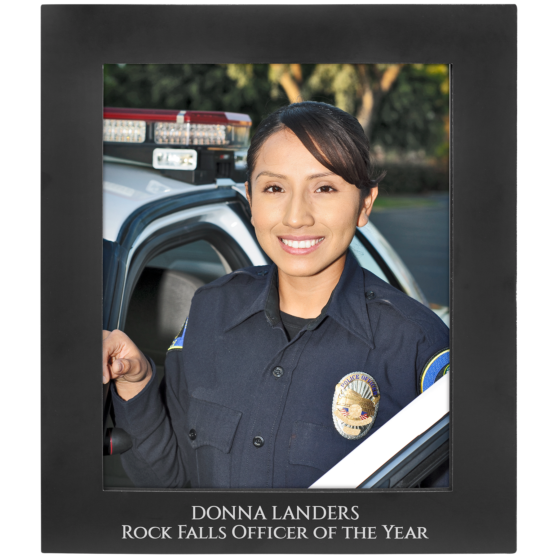 8" x 10" Black Aluminum Photo Frame