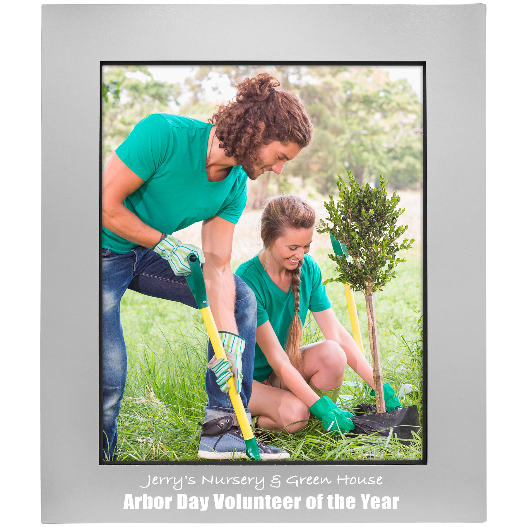 8" x 10" Gray Aluminum Photo Frame