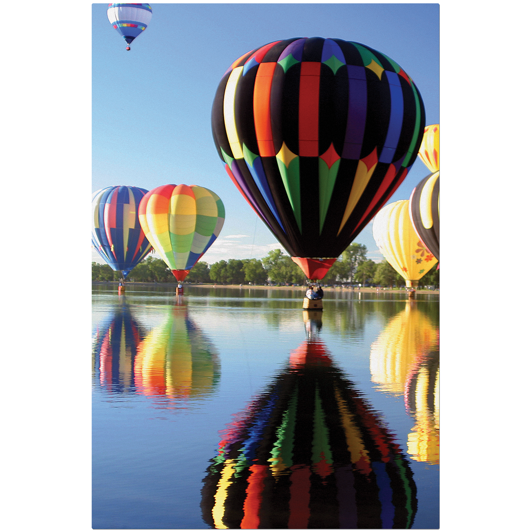 8" x 12" White ChromaLuxe Textured Aluminum Photo Panel