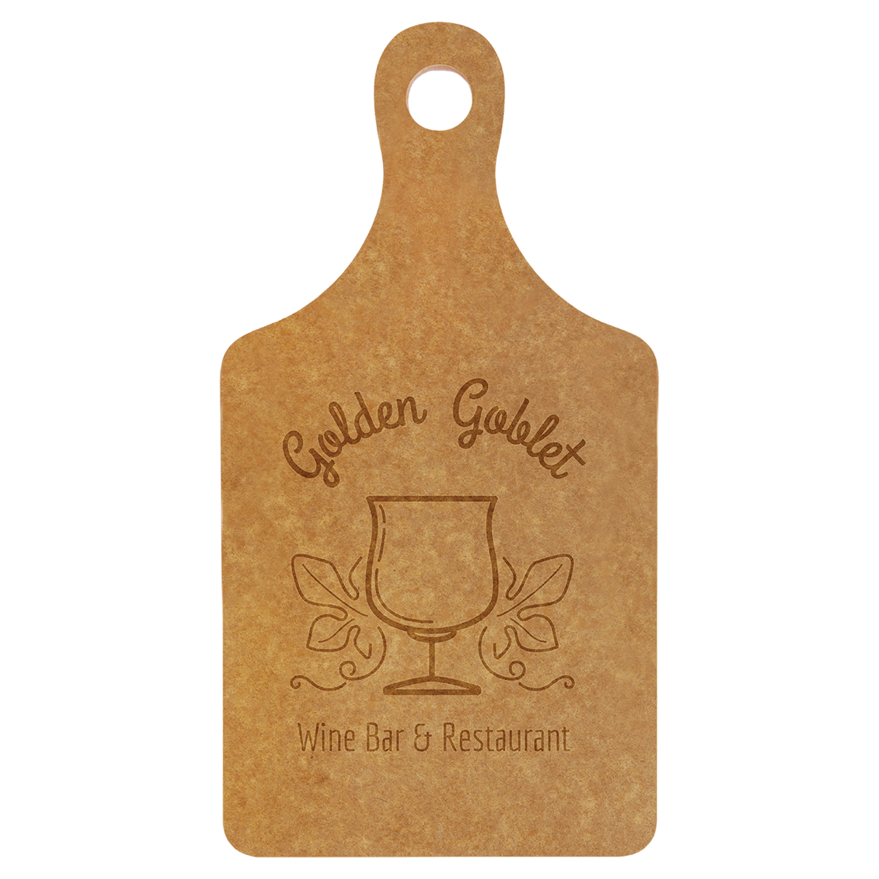 13 1/2" x 7" Eco Paddle Shaped Cutting Board