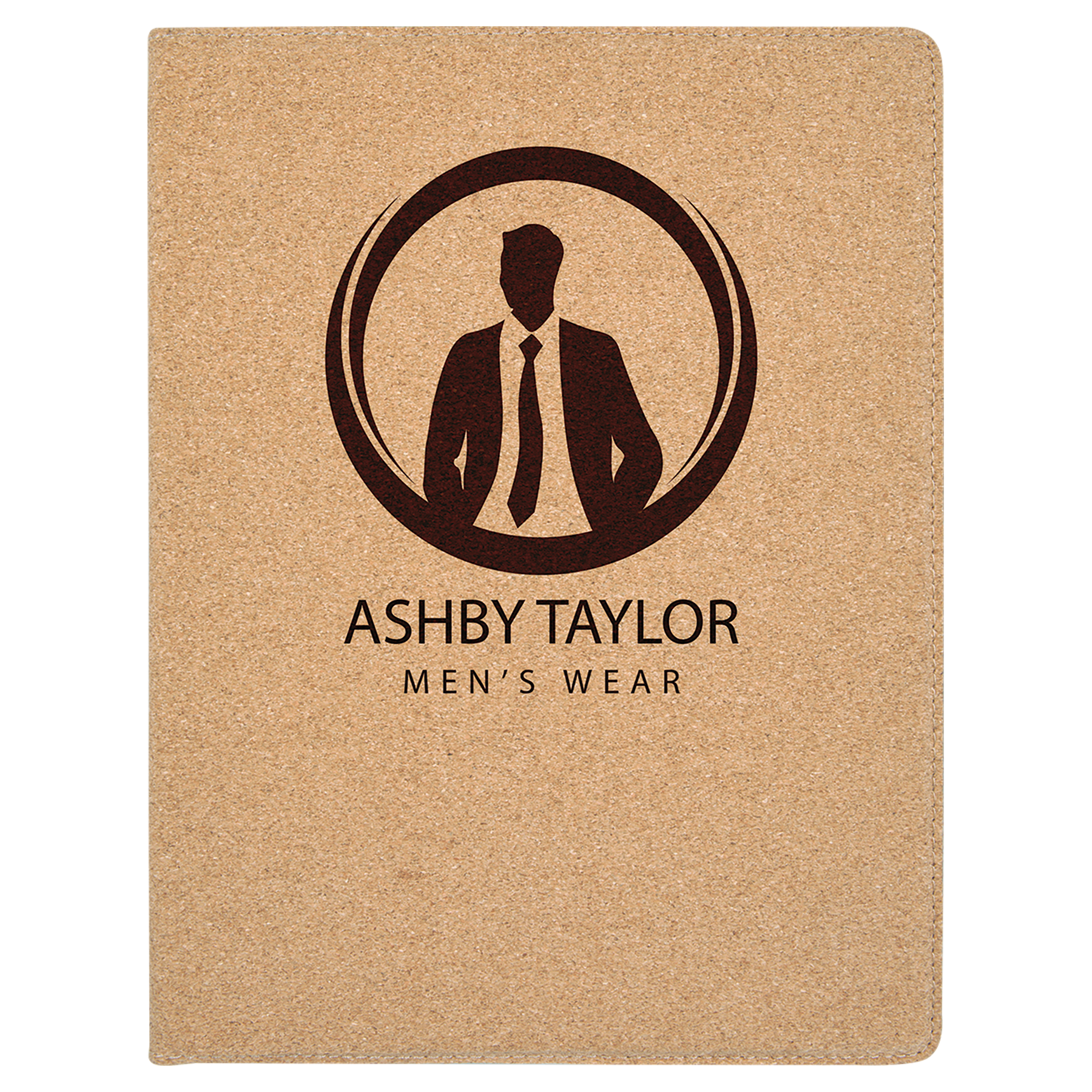 9 1/2" x 12" Cork Portfolio with Notepad