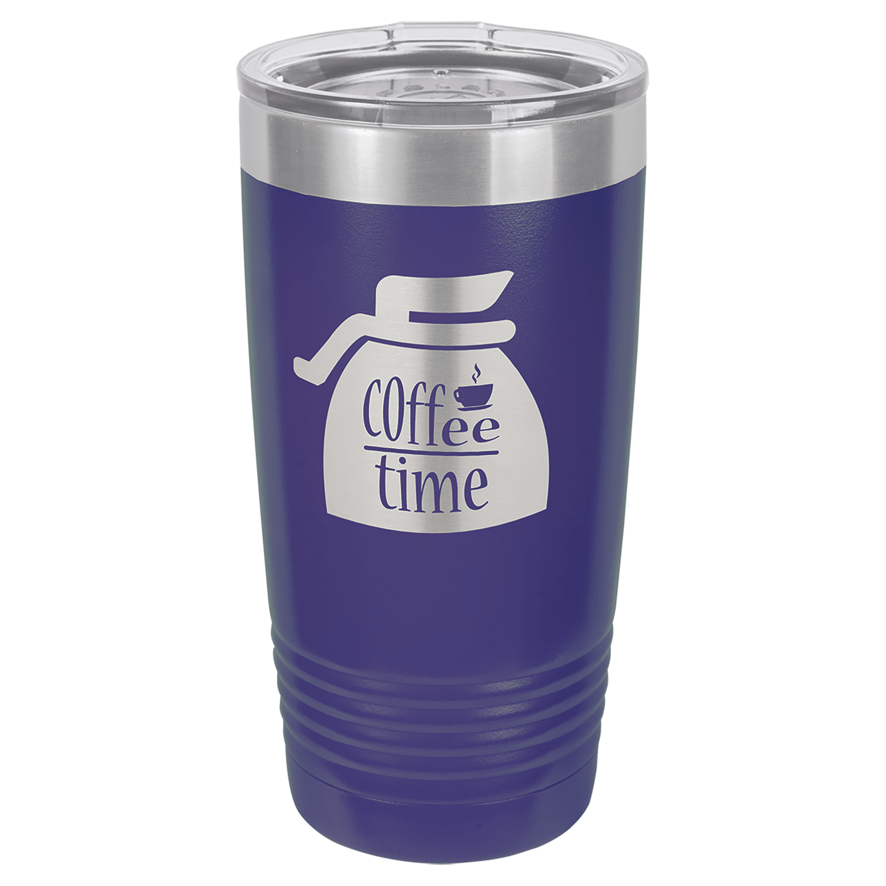 Polar Camel 20 oz. Purple Ringneck Tumbler with Standard Lid