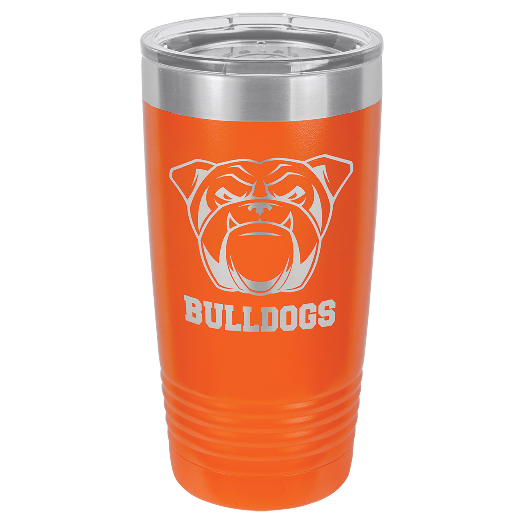 Polar Camel 20 oz. Orange Ringneck Tumbler with Standard Lid