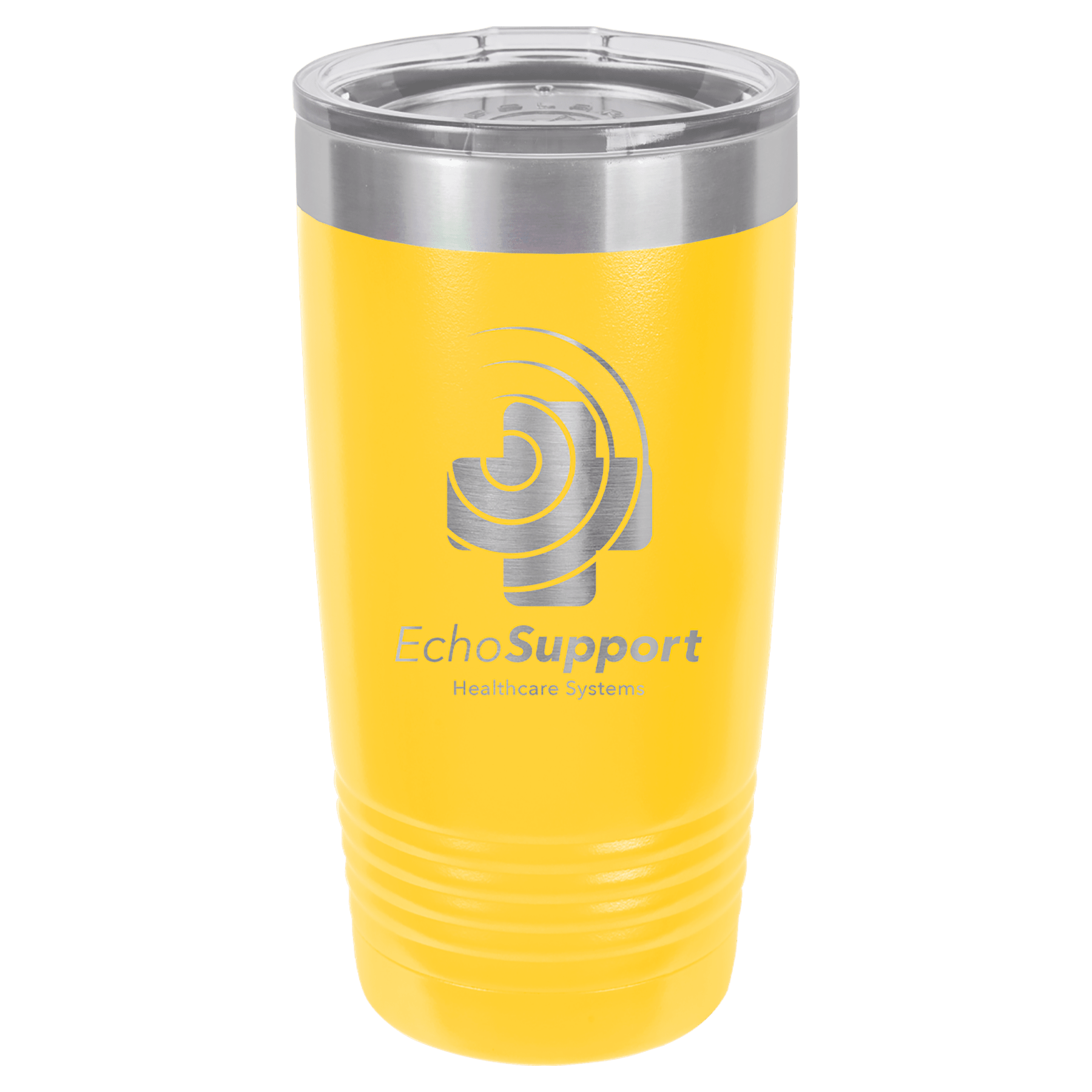 Polar Camel 20 oz. Yellow Ringneck Tumbler with Standard Lid
