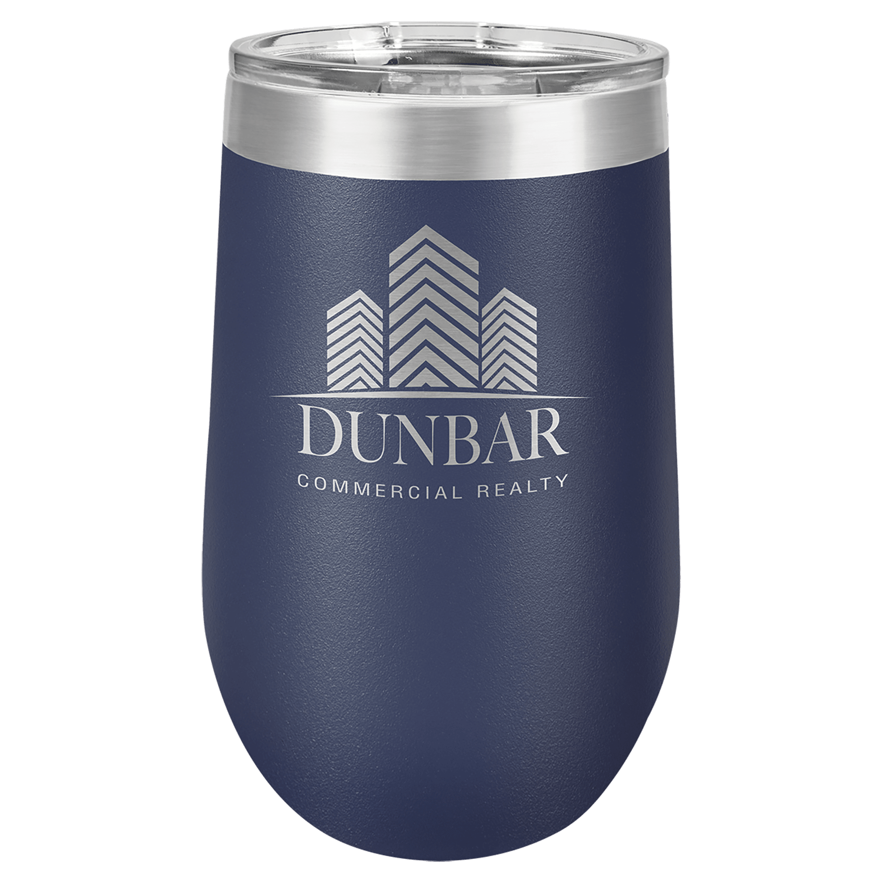 Polar Camel 16 oz. Navy Blue Stemless Wine Tumbler with Standard Lid