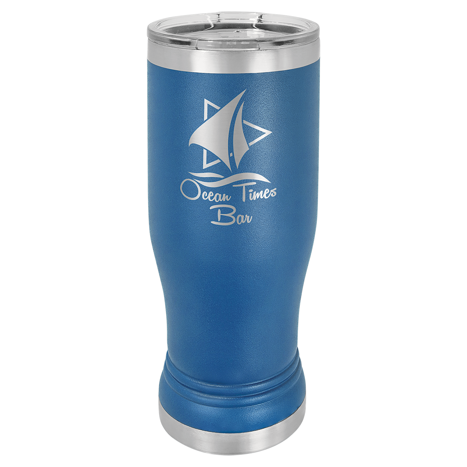 Polar Camel 14 oz. Royal Blue Pilsner Tumbler with Standard Lid
