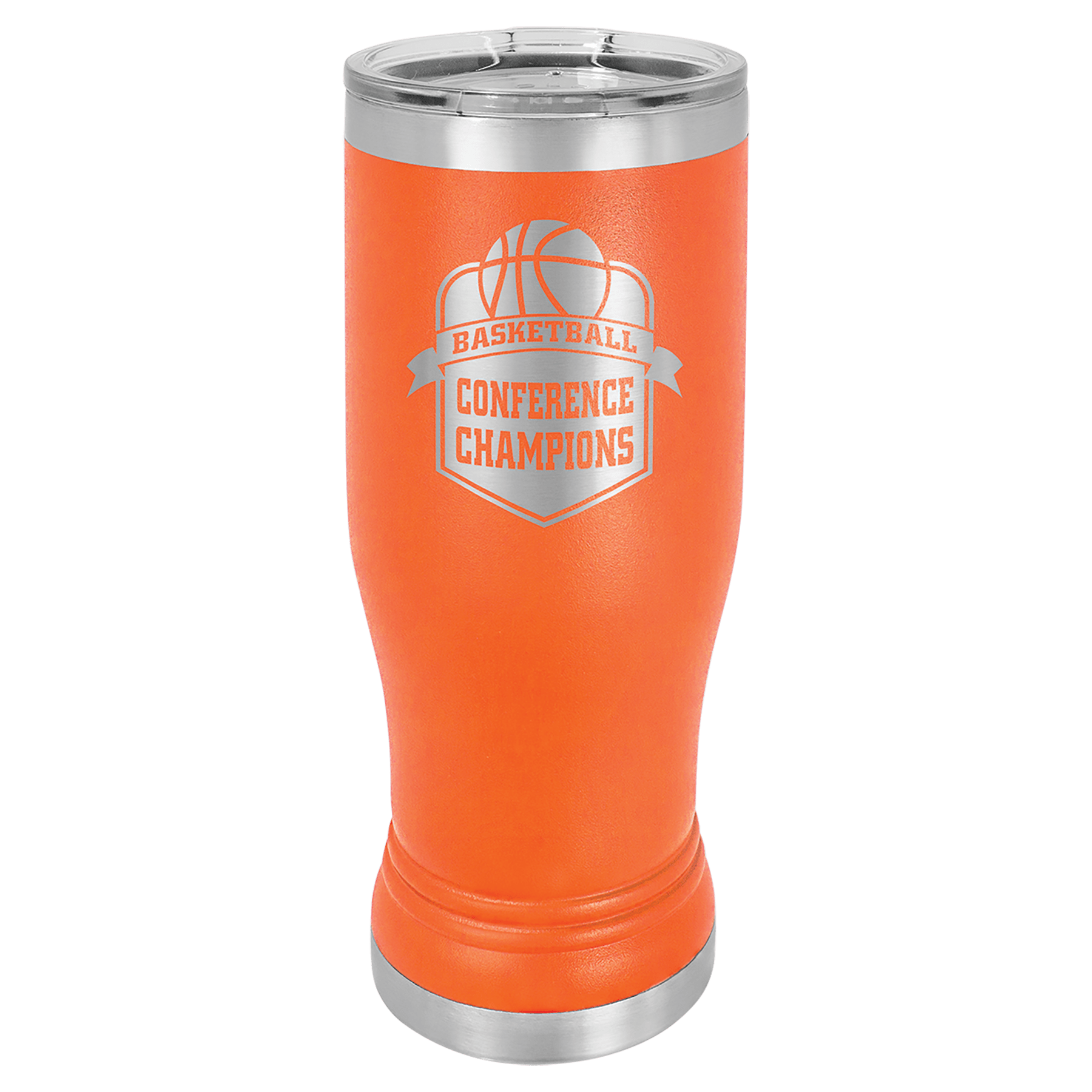 Polar Camel 14 oz. Orange Pilsner Tumbler with Standard Lid