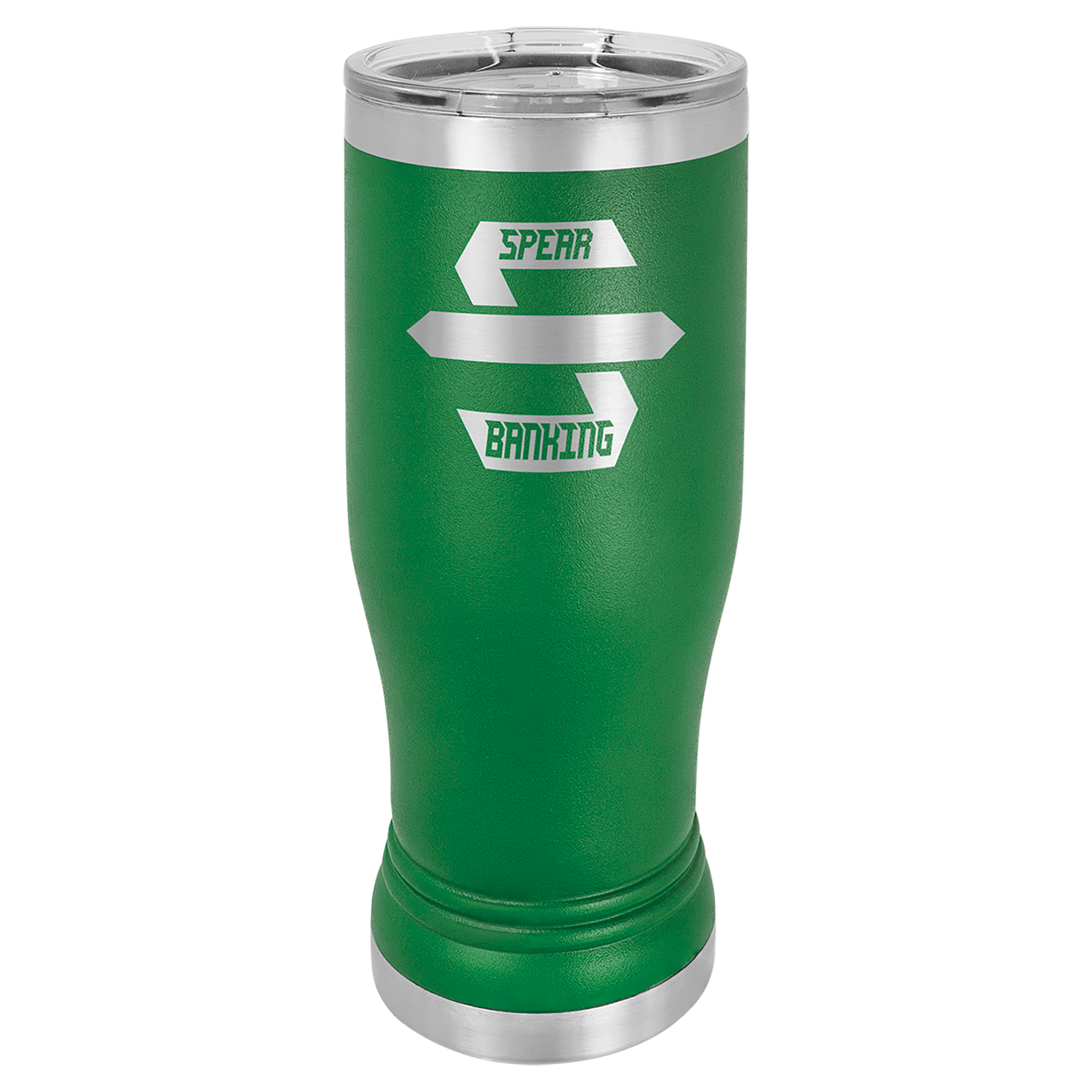 Polar Camel 14 oz. Green Pilsner Tumbler with Standard Lid