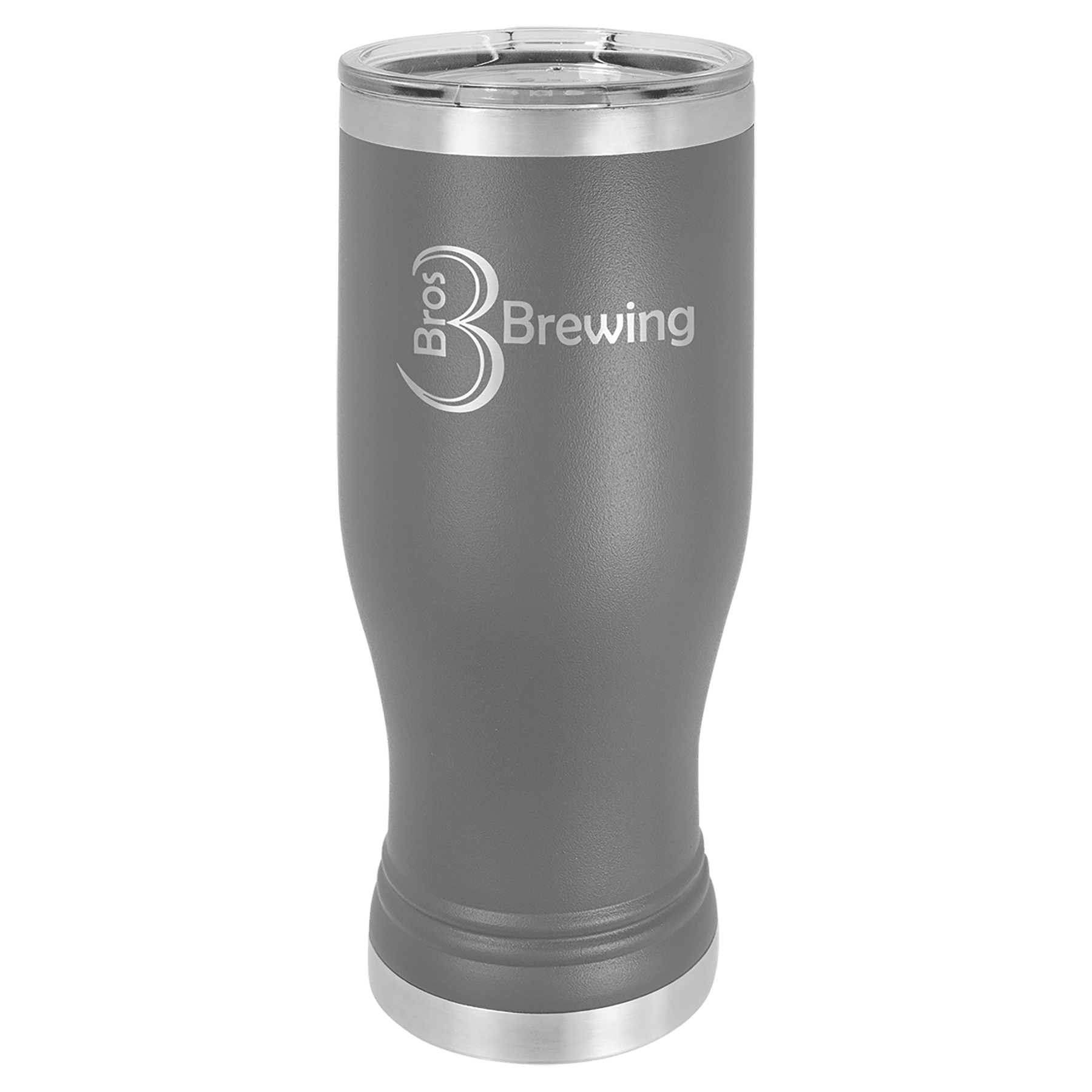 Polar Camel 20 oz. Dark Gray Pilsner Tumbler with Standard Lid