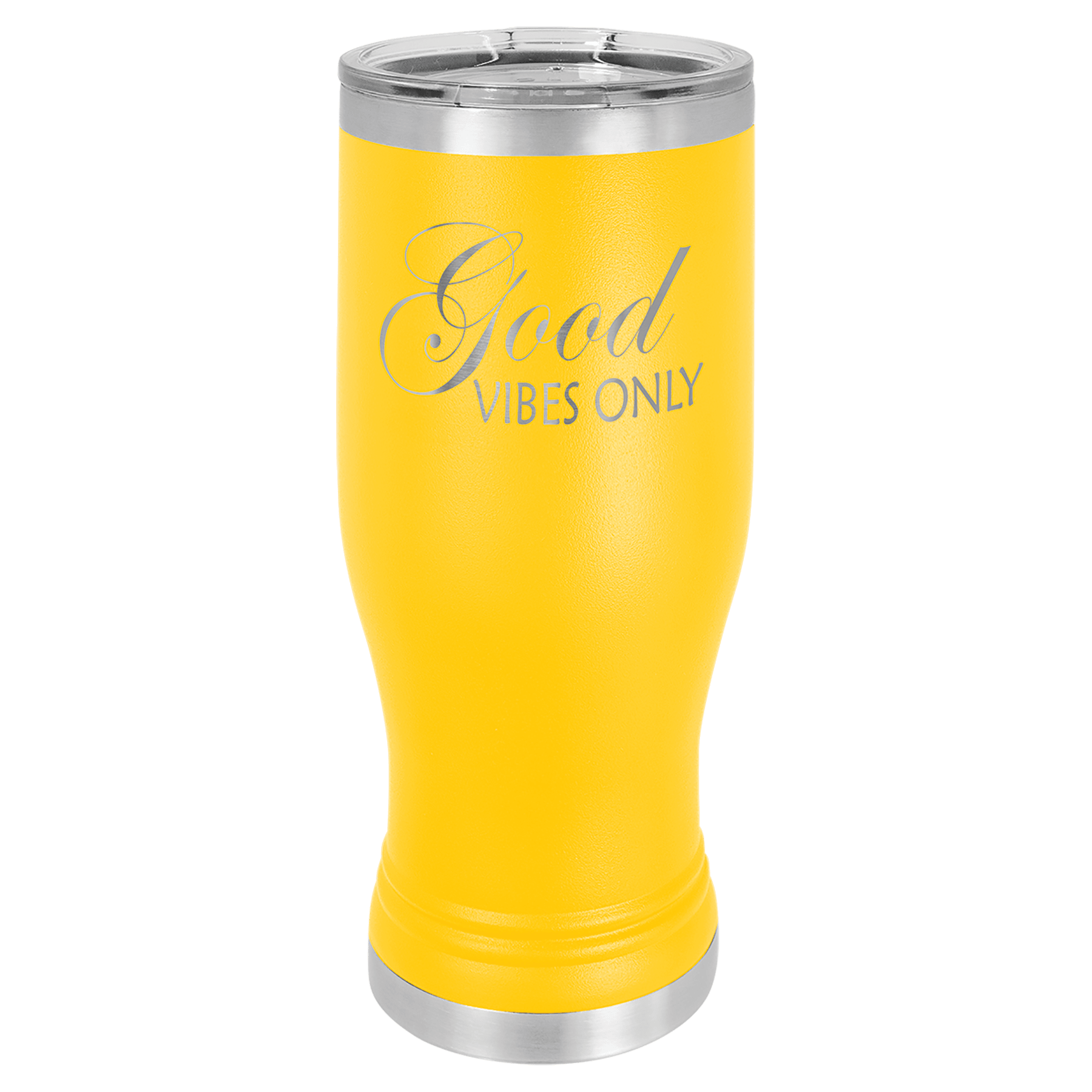 Polar Camel 20 oz. Yellow Pilsner Tumbler with Standard Lid