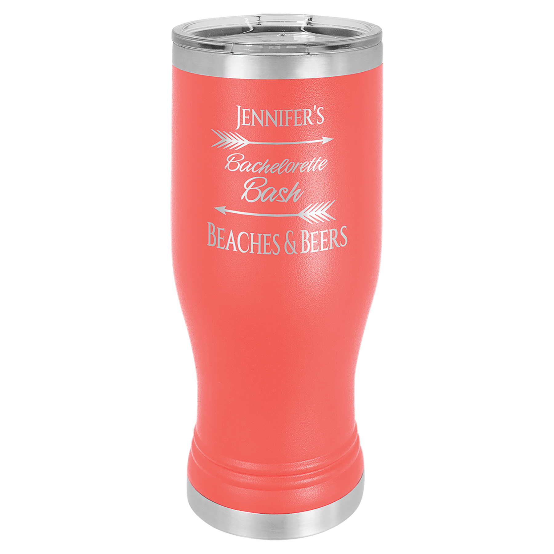Polar Camel 20 oz. Coral Pilsner Tumbler with Standard Lid