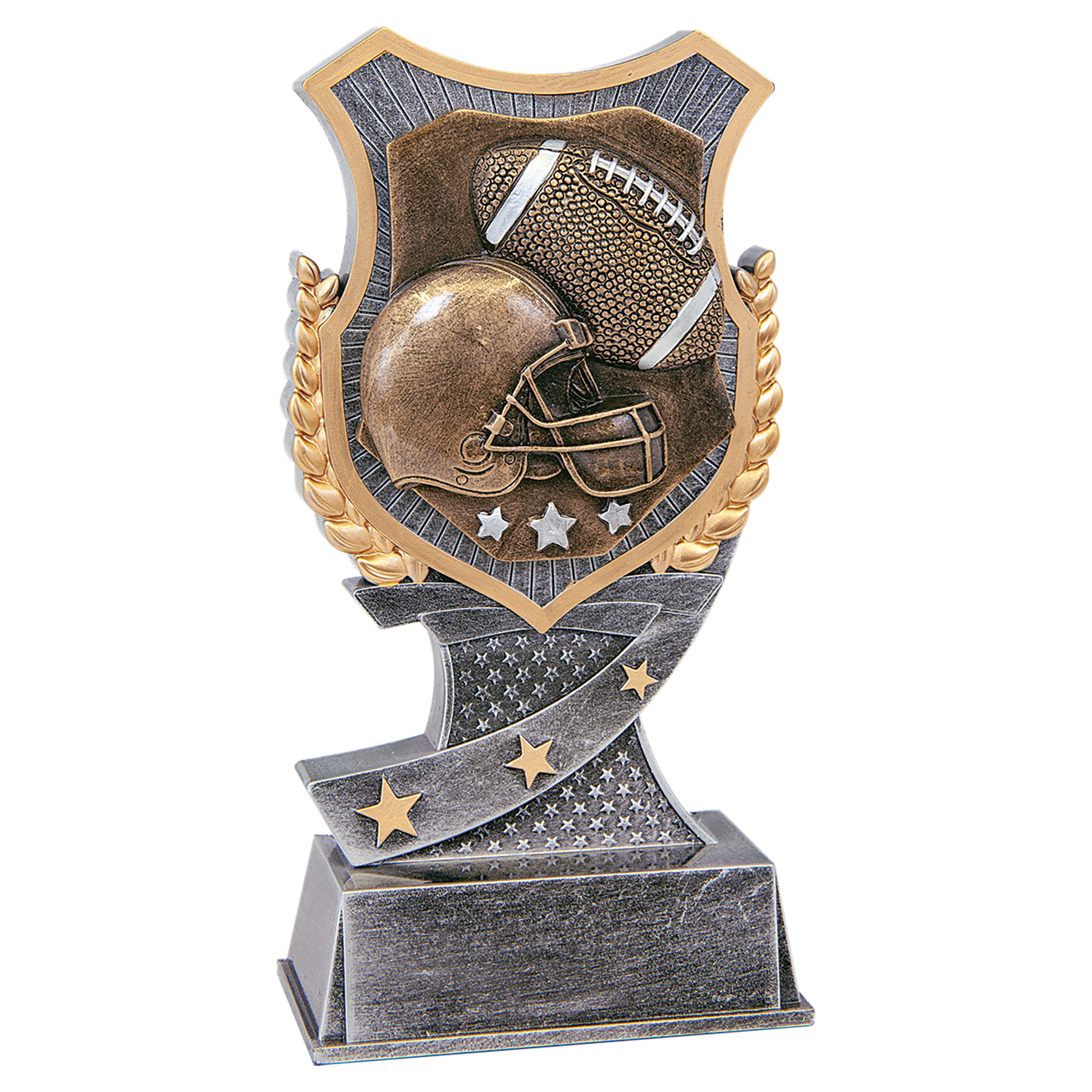 6" Football Shield Award