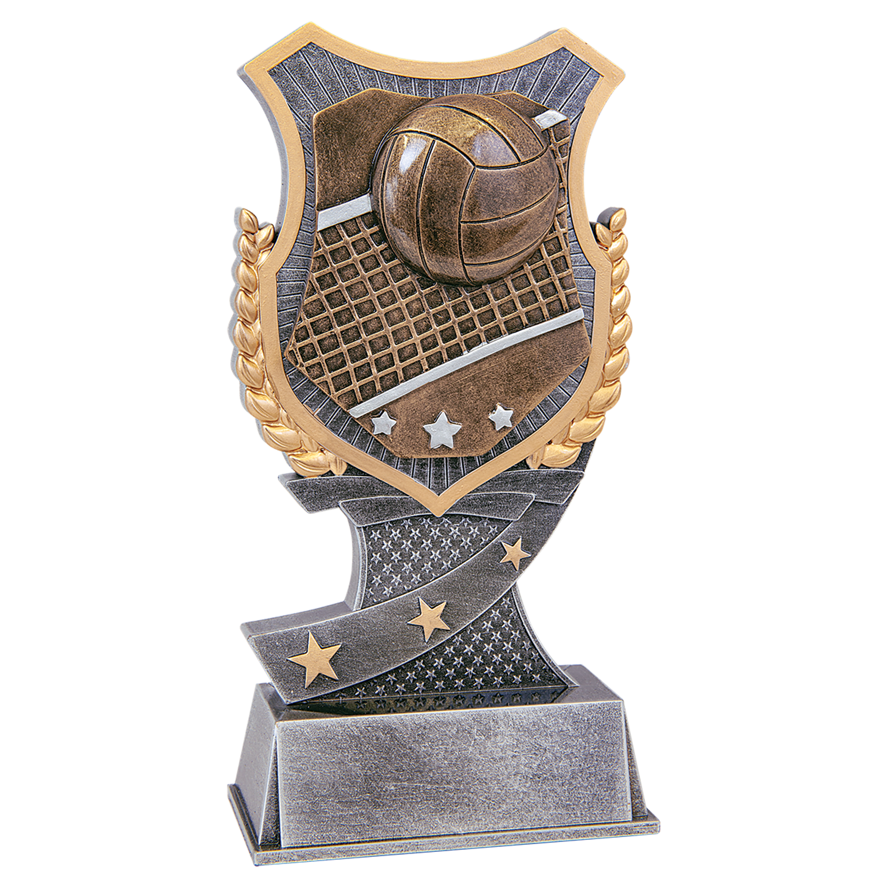 7" Volleyball Shield Award