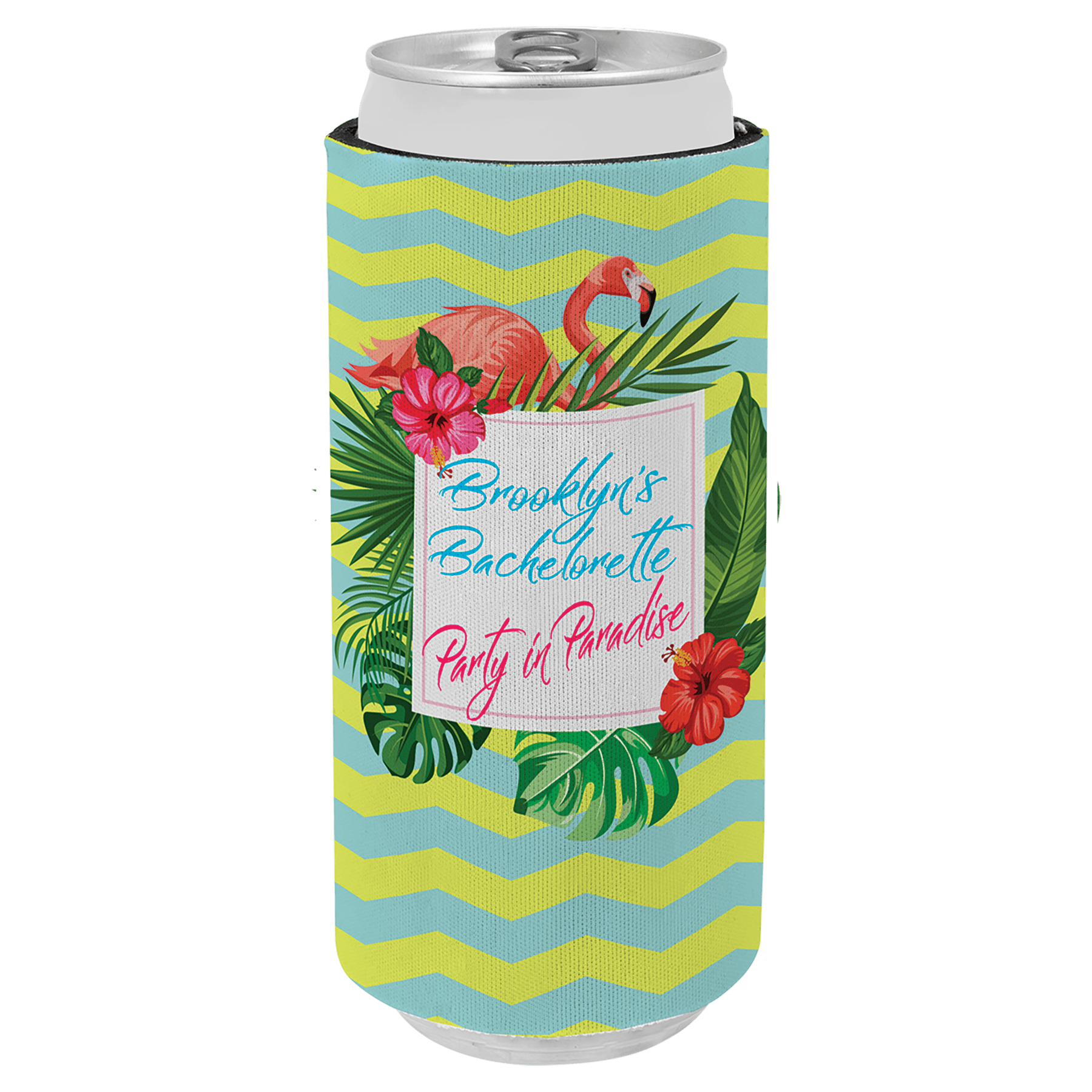 White Slim Sublimatable Beverage Holder