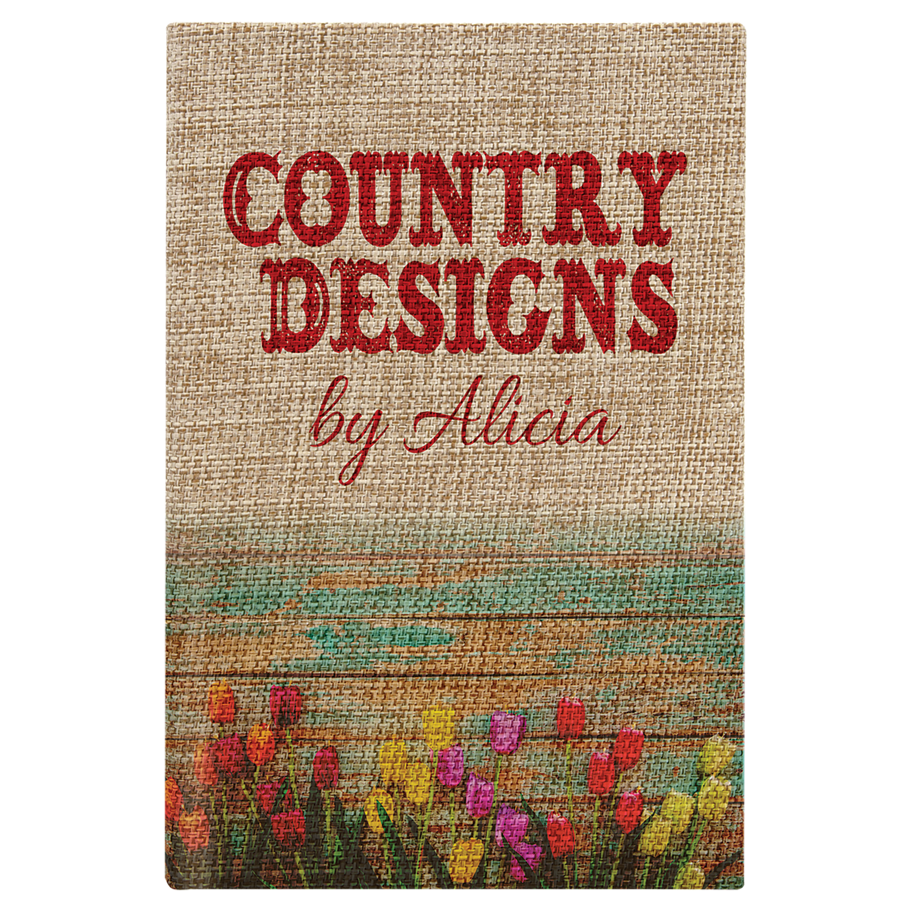 5 1/4" x 8 1/4" Burlap Sketch Book with White Unlined Notepad