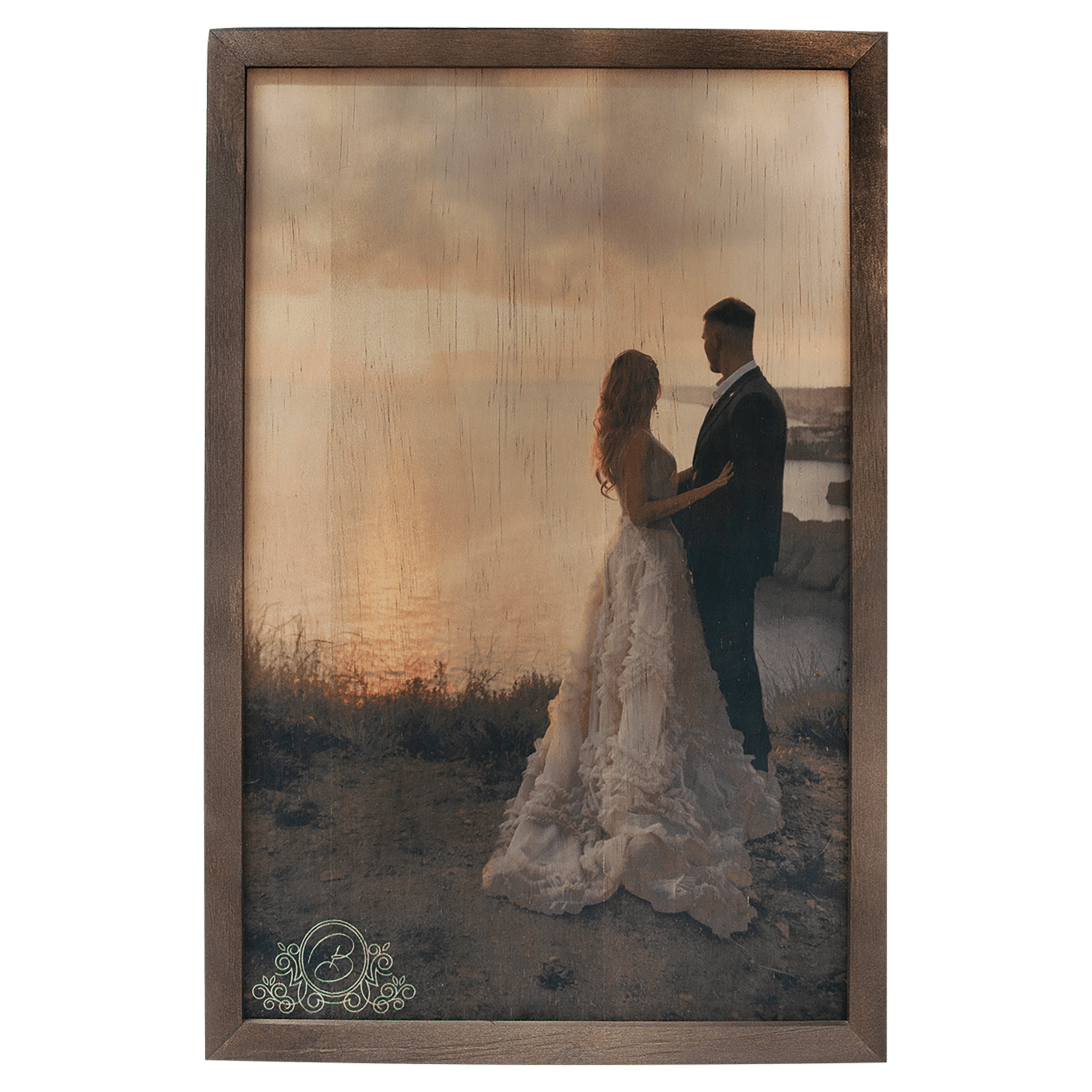 10" x 15" Sublimatable Wood Photo Panel with Frame