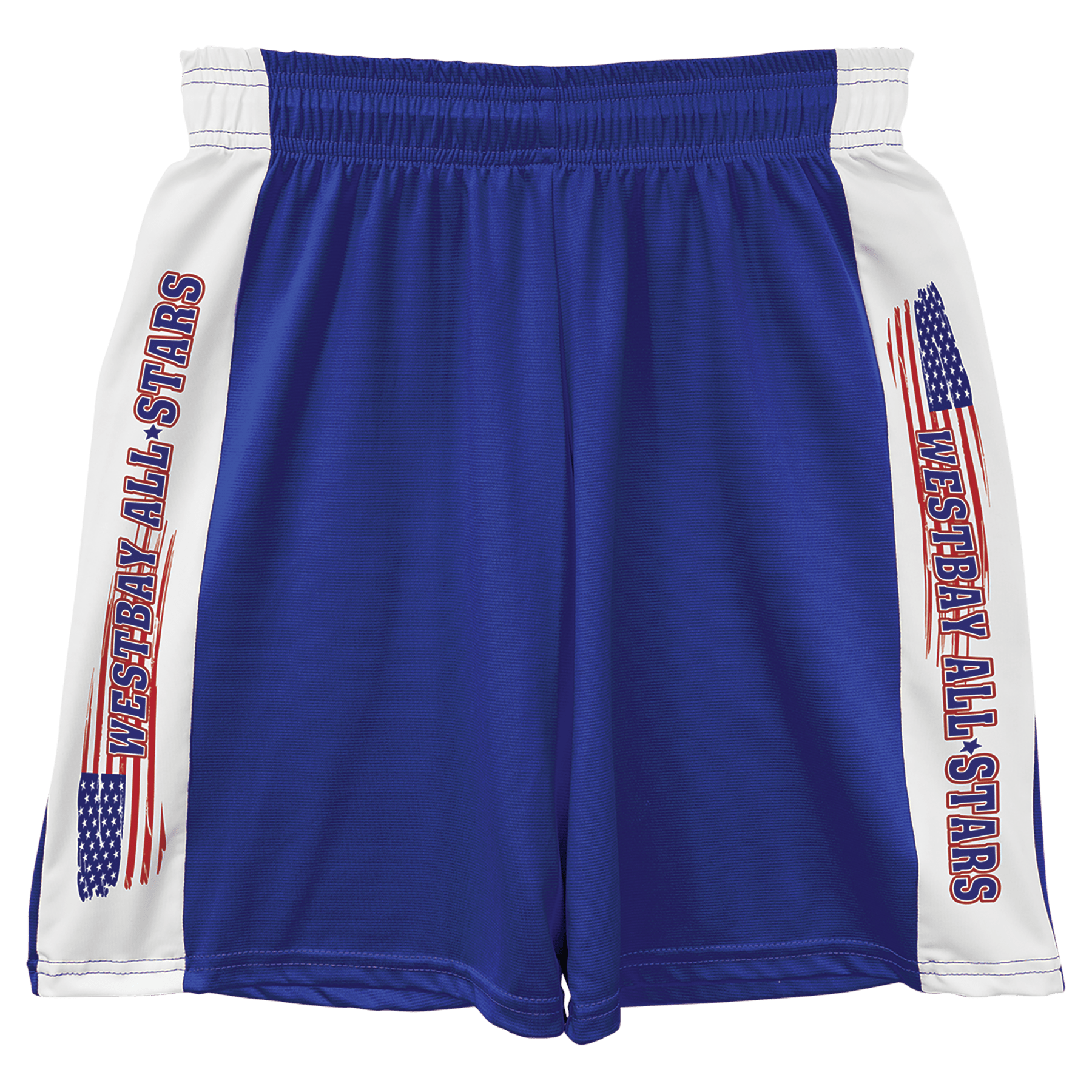 Royal Blue Youth Subli-Tru Shorts XL