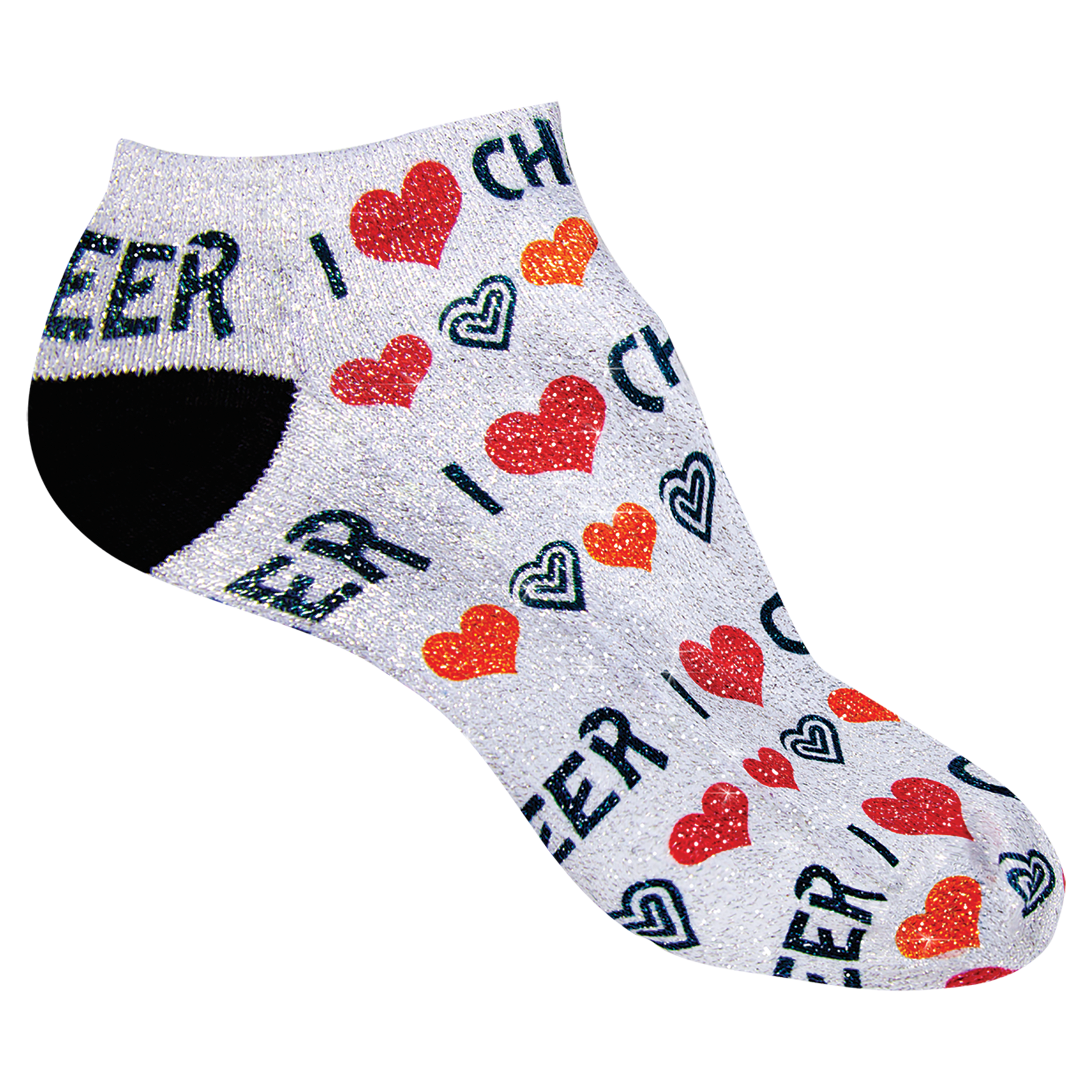 Shimmer Adult No Show Socks (1 Pair)