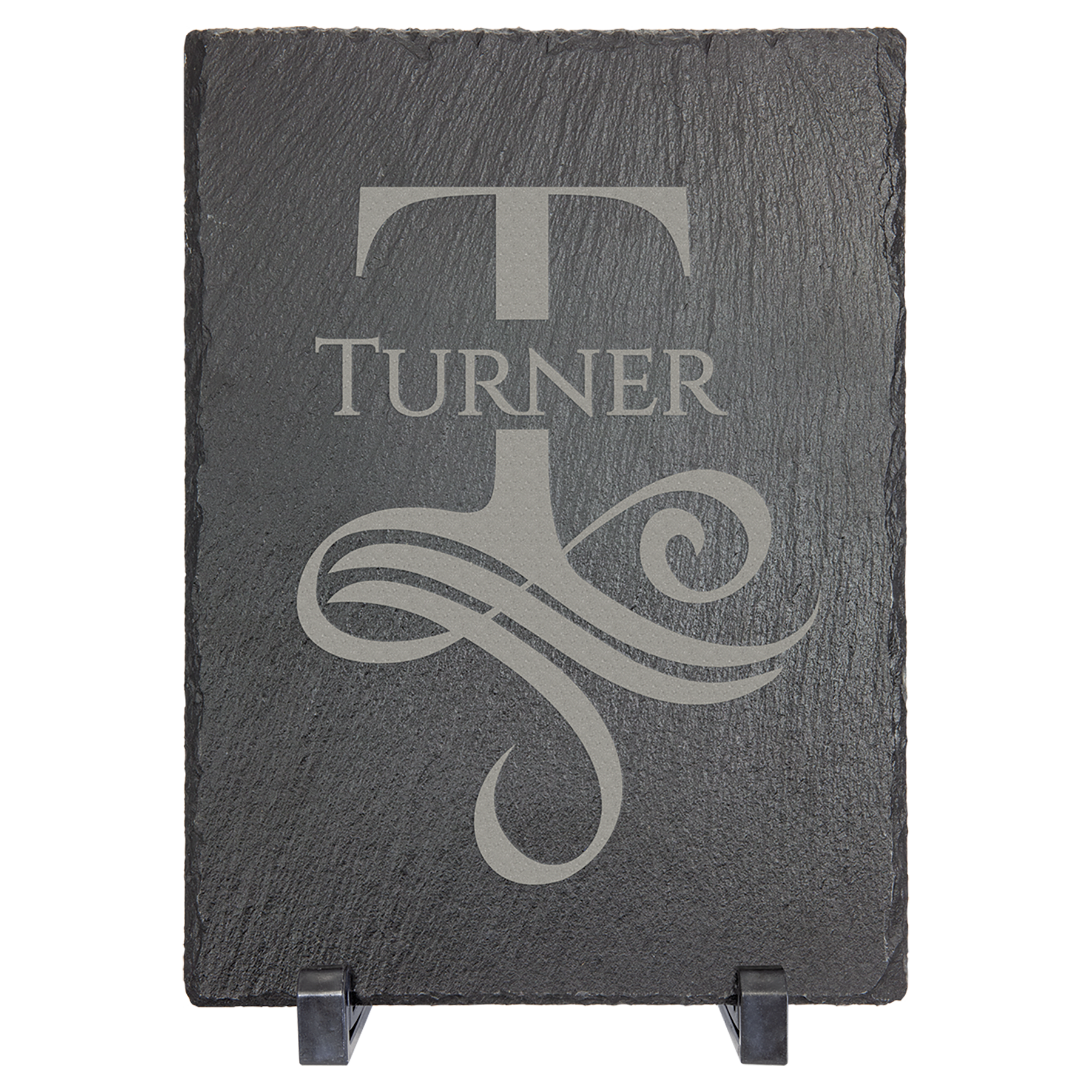 7" x 5" Rectangle Slate Decor with Plastic Feet