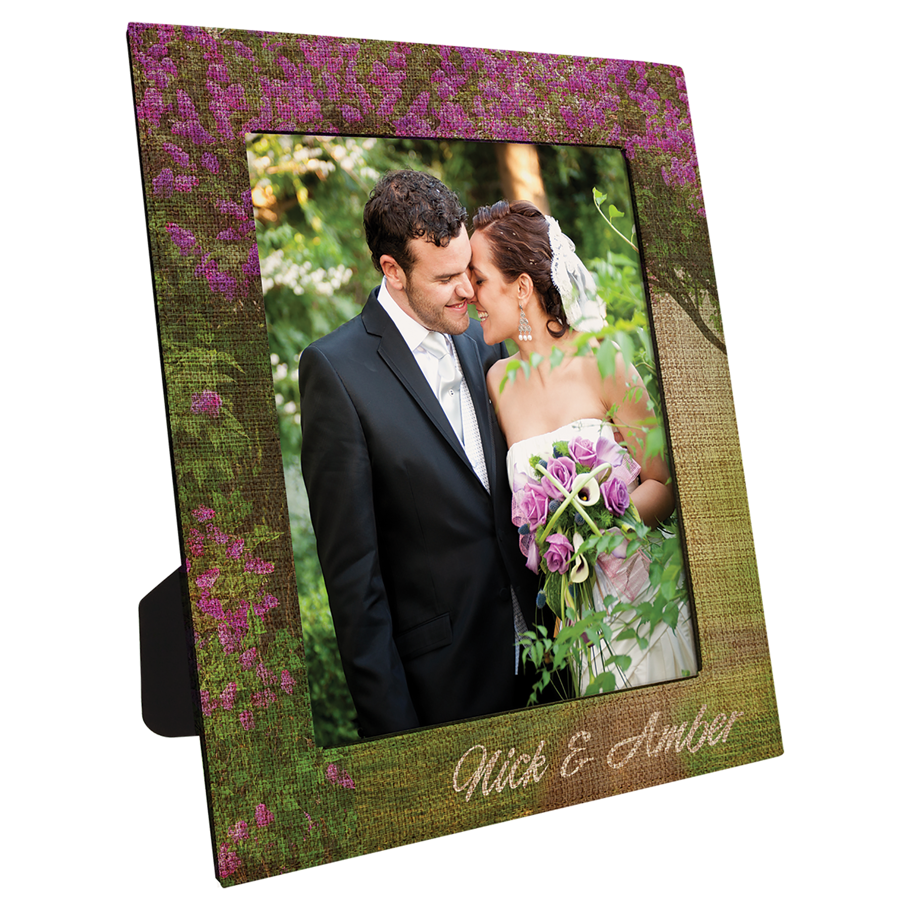 8" x 10" Sublimatable Burlap Photo Frame