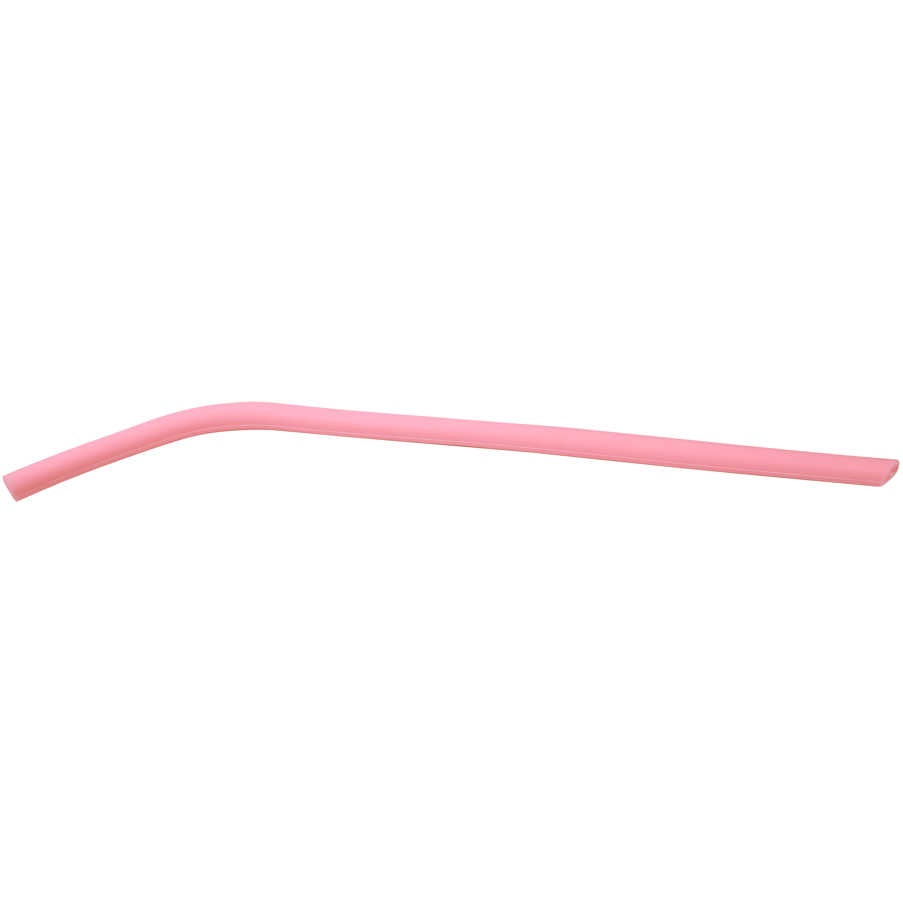 10" Pink Small Silicone Straw
