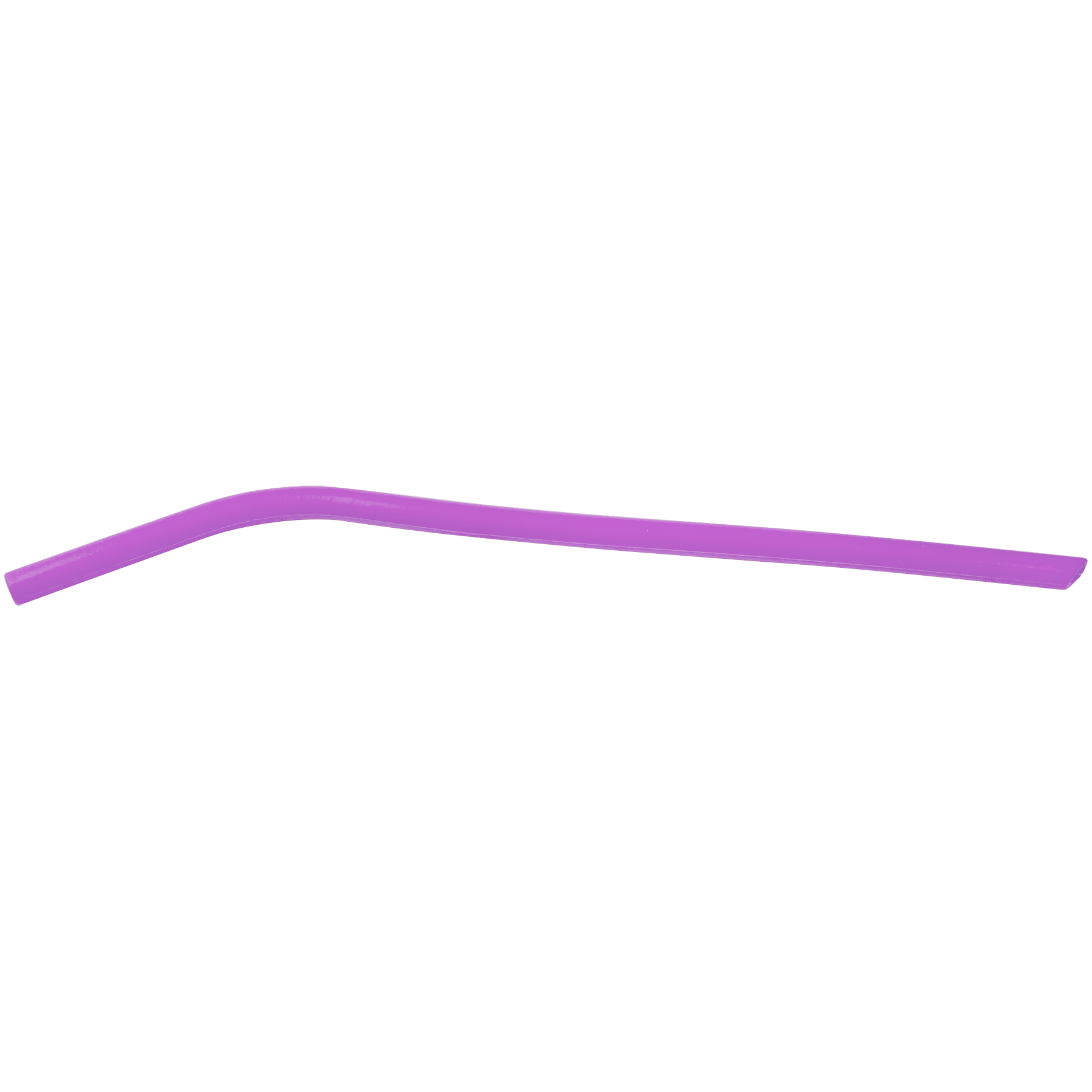 10" Purple Small Silicone Straw