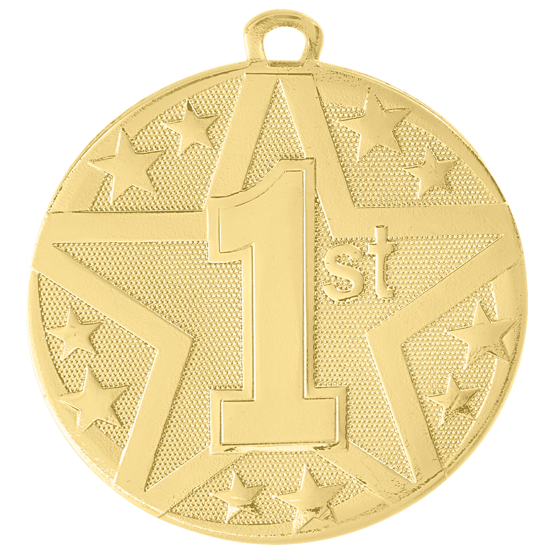 2" Gold Superstar 1st Place Medal