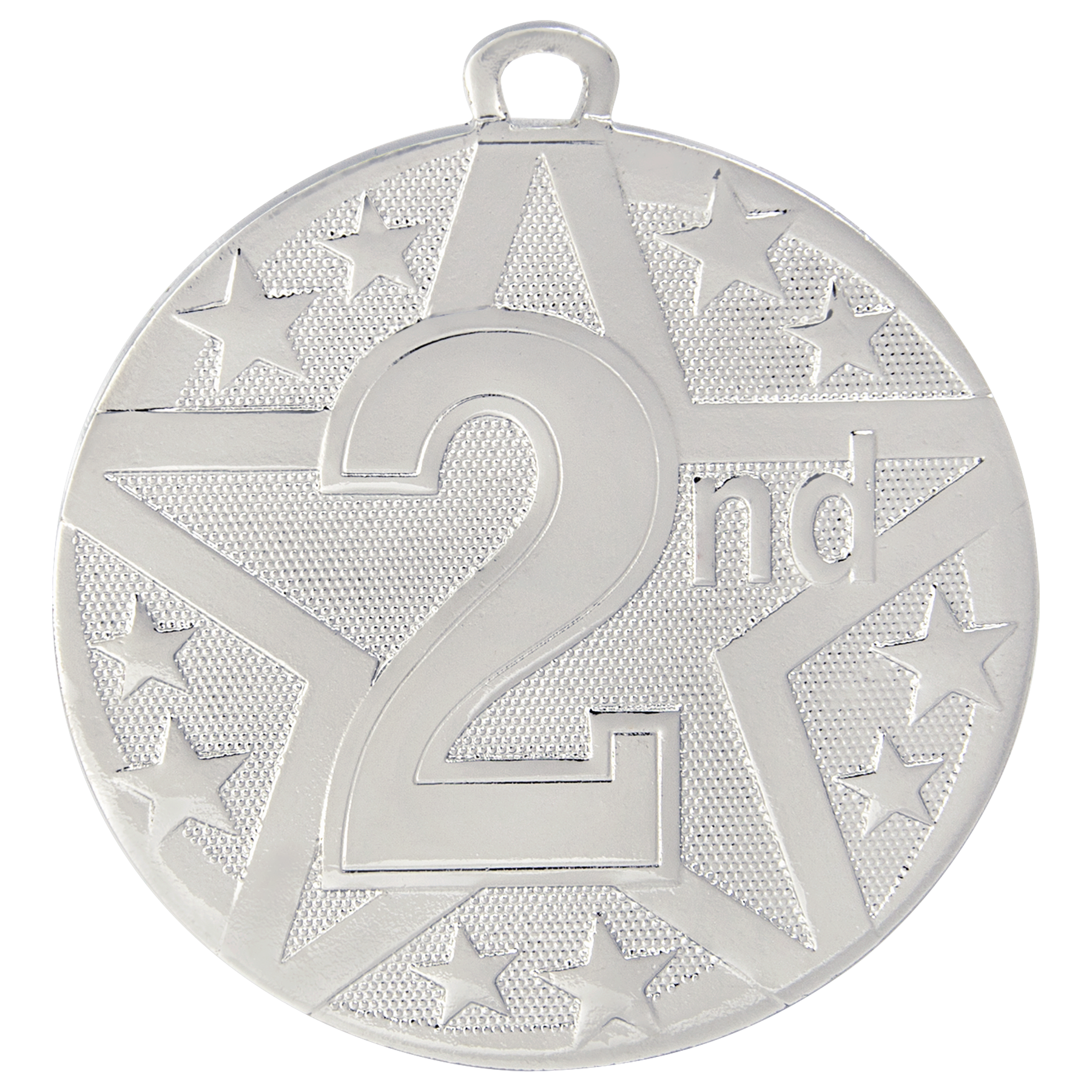 2" Silver Superstar 2nd Place Medal