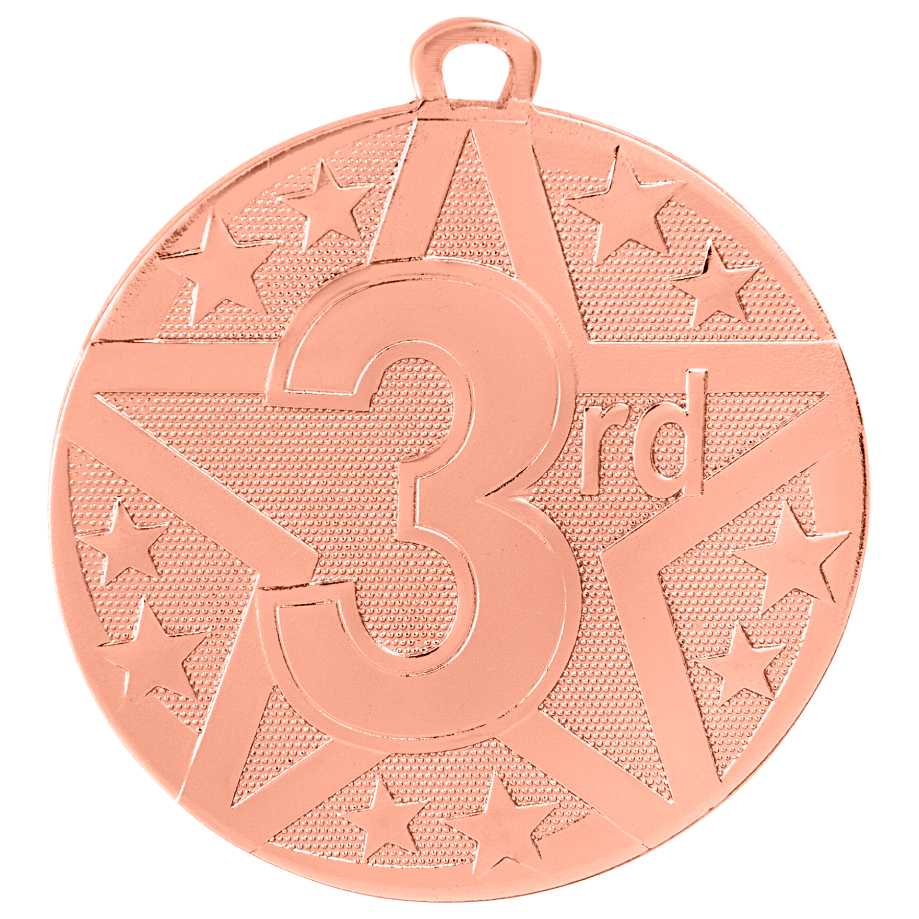 2" Bronze Superstar 3rd Place Medal