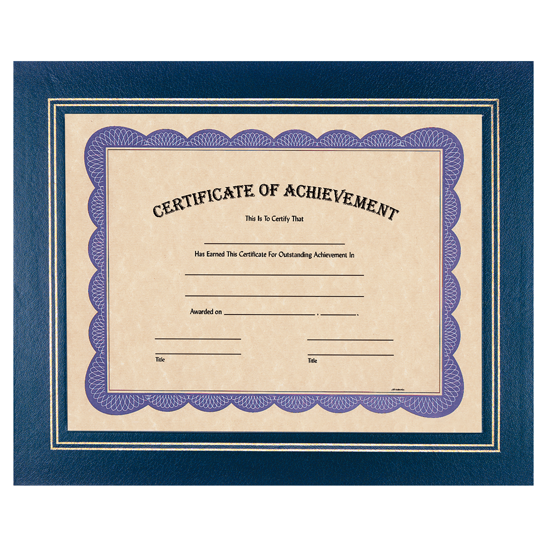 13 1/4" x 10 3/4" Blue Certificate Holder