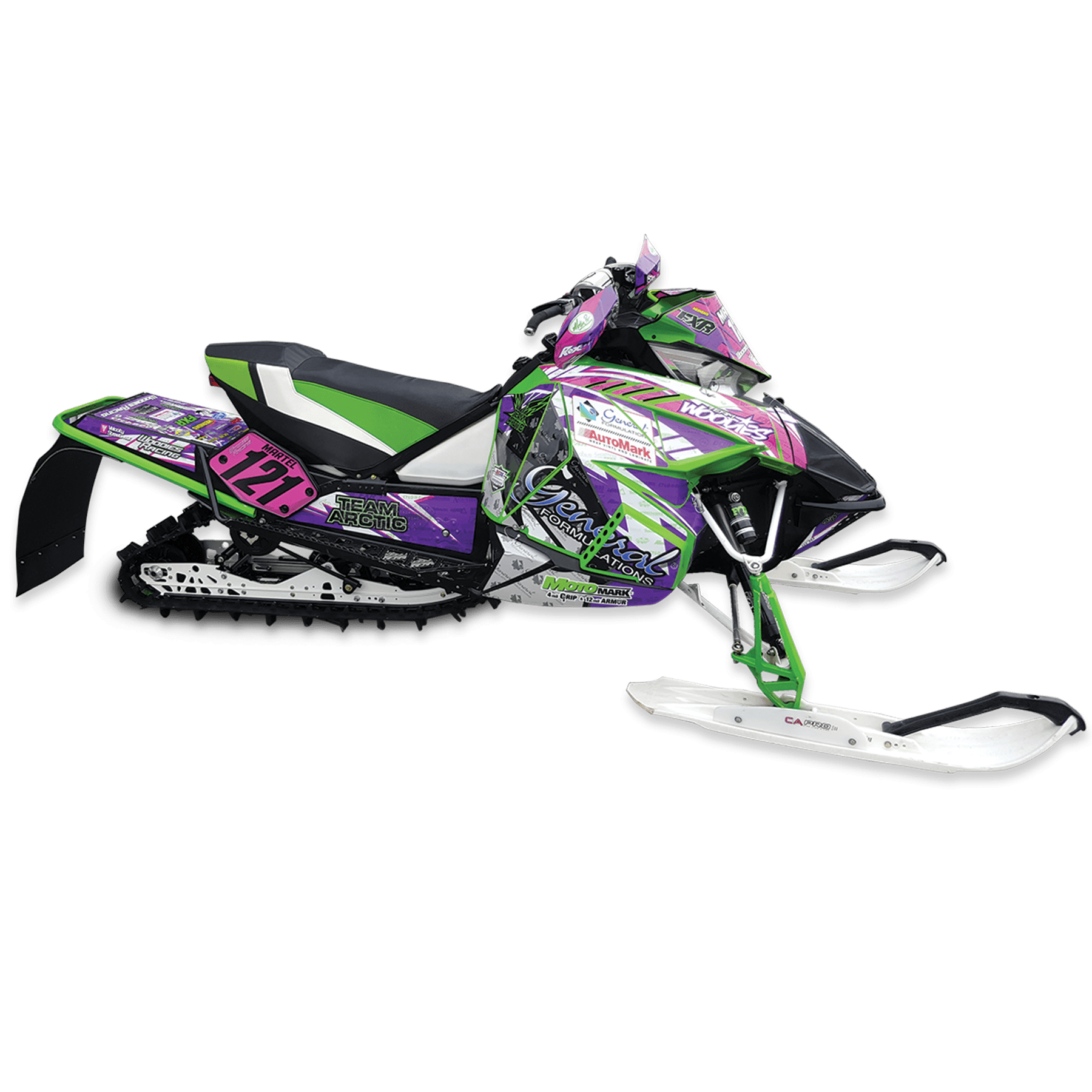 General Formulations 30" x 150' Motomark Matte White 3.4 mil Grip Vinyl