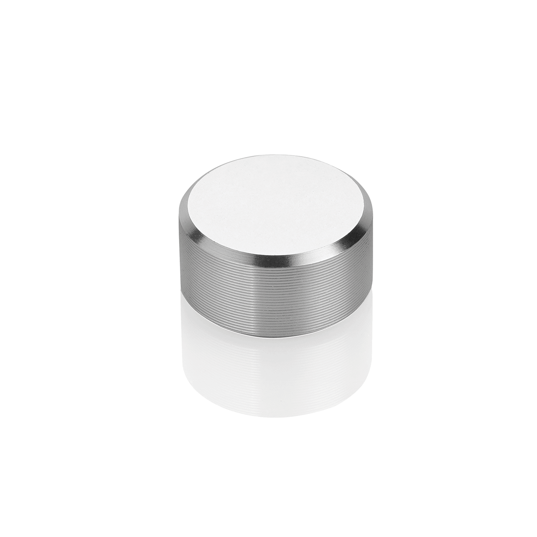 .63" Diameter Bright Silver Screw Cap Stand-Offs PCKGD 4 PCS - PRICE BY PC