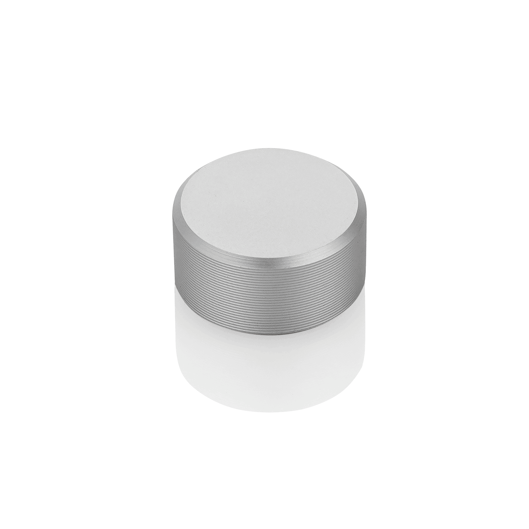 .63" Diameter Satin Silver Screw Cap Stand Offs    PCKGD 4 PCS-PRICE BY PC