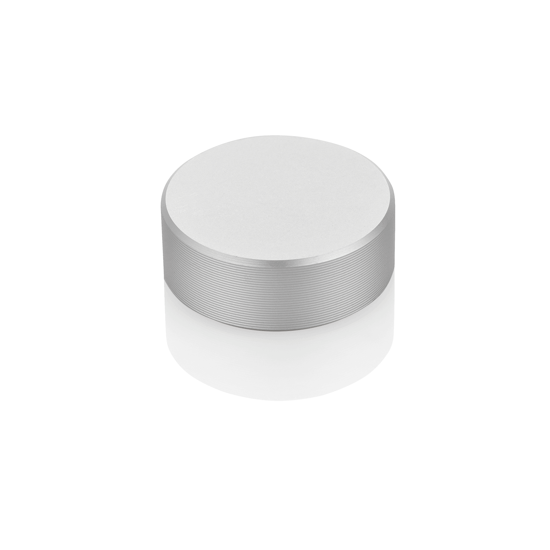 .87" Diameter Satin Silver Screw Cap Stand Offs    PCKGD 4 PCS-PRICE BY PC