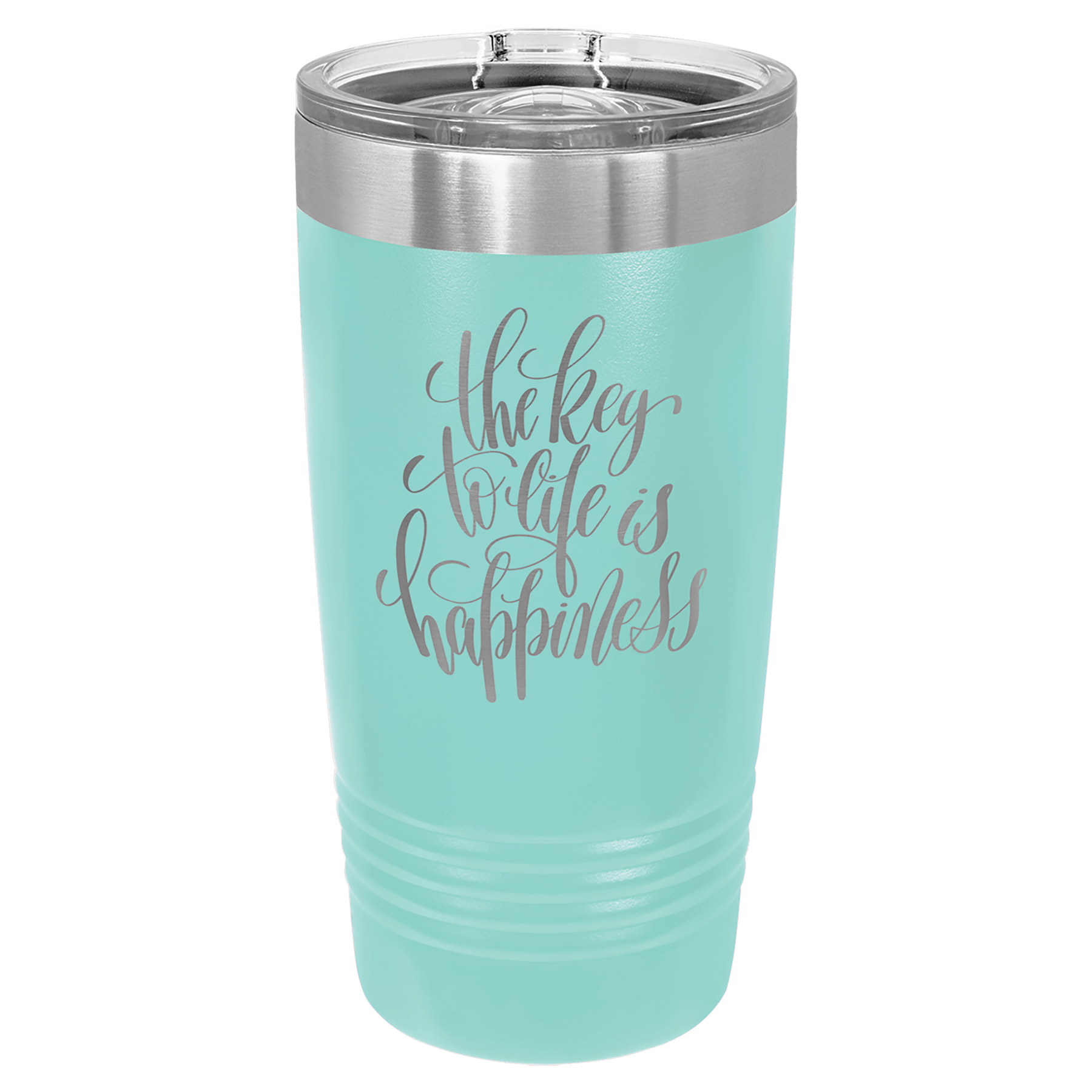 Polar Camel 20 oz. Teal Ringneck Tumbler with Slider Lid