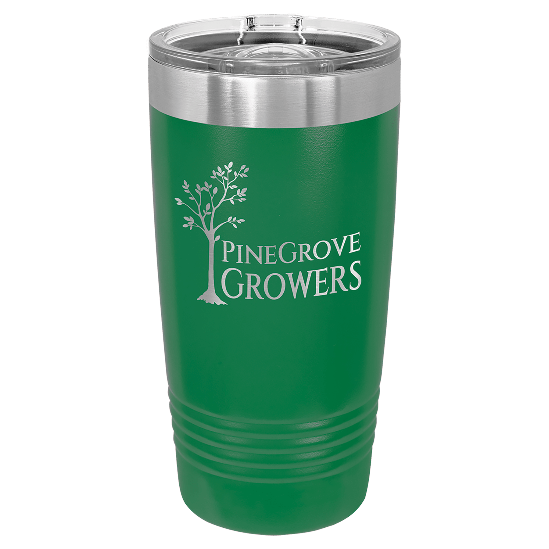 Polar Camel 20 oz. Green Ringneck Tumbler with Slider Lid