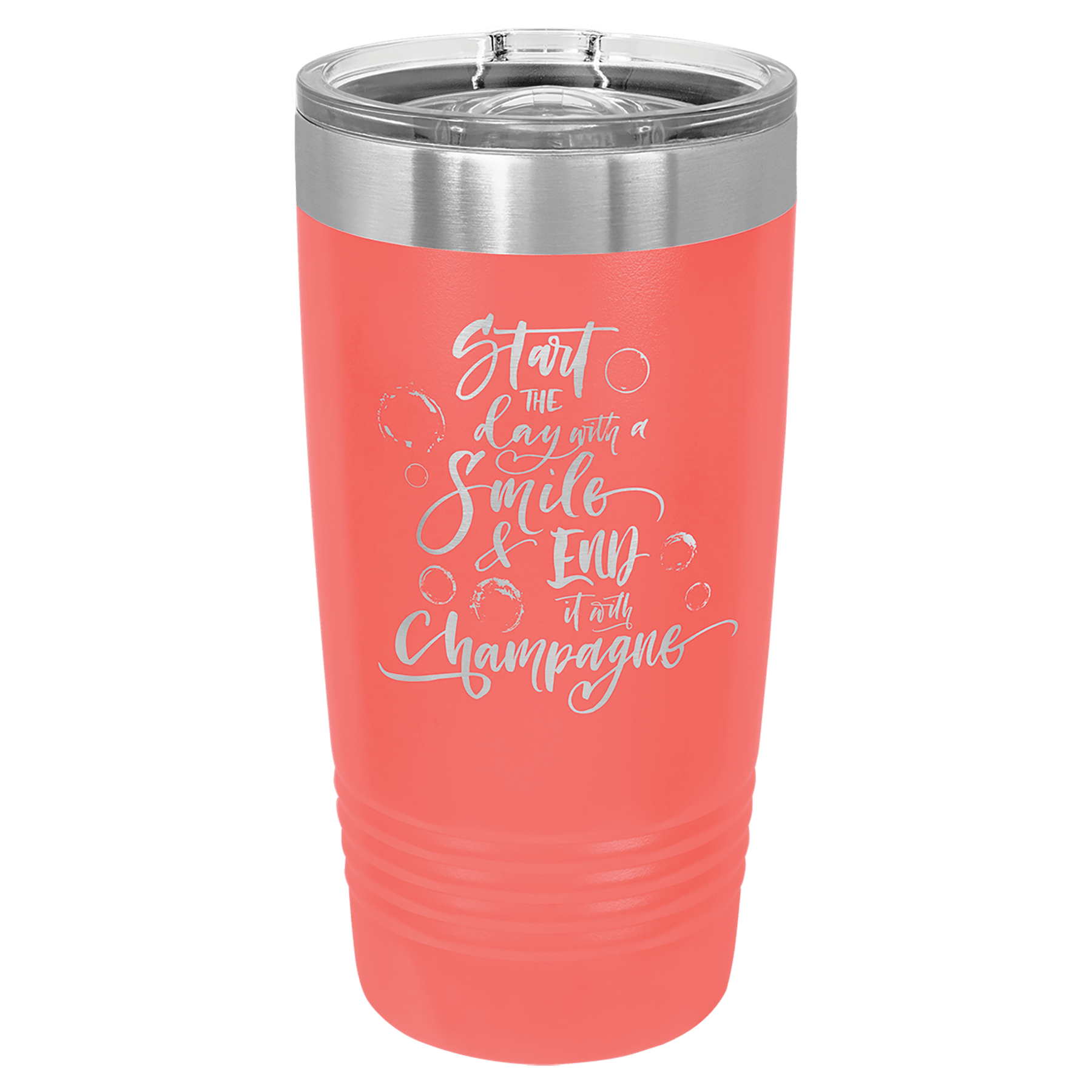 Polar Camel 20 oz. Coral Ringneck Tumbler with Slider Lid