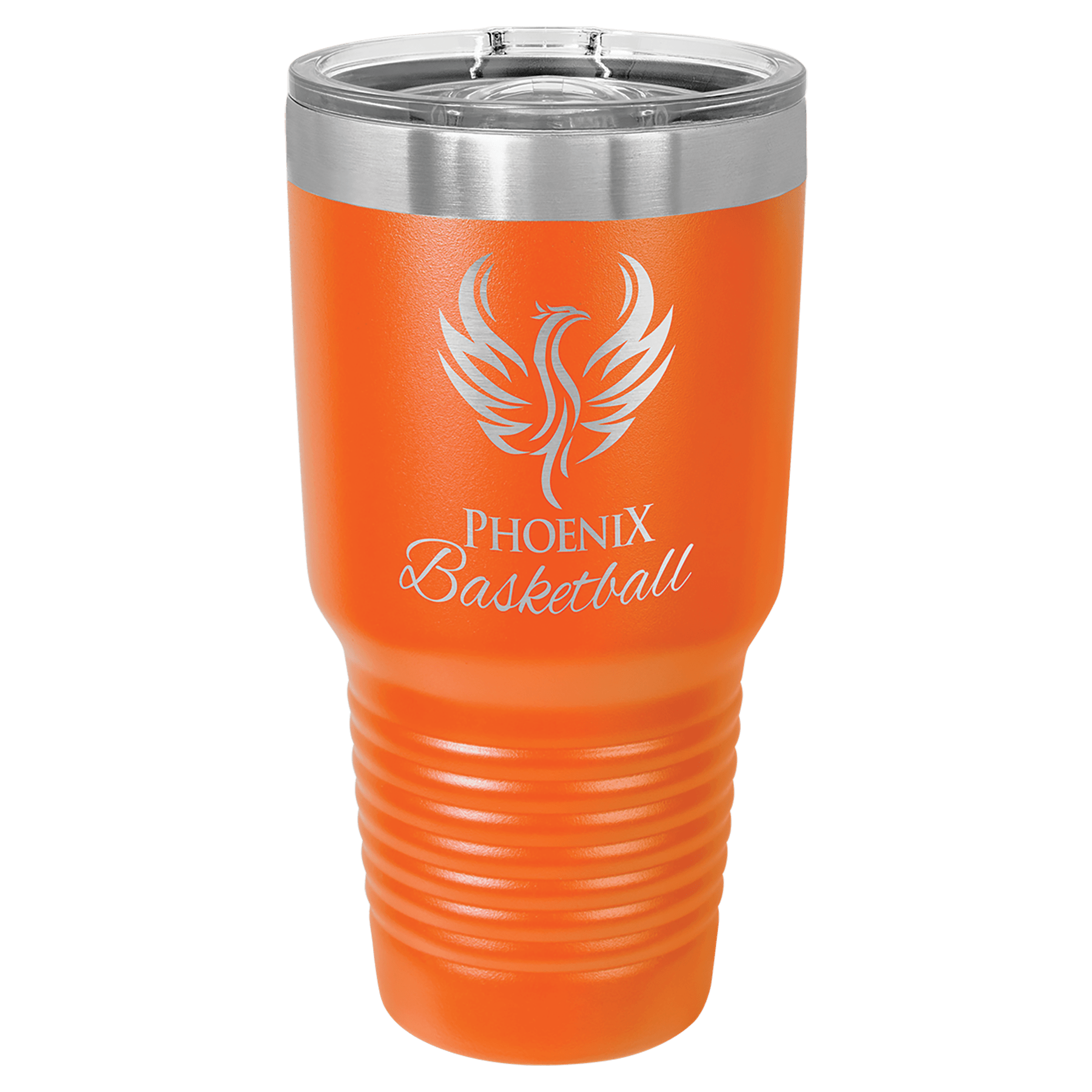 Polar Camel 30 oz. Orange Ringneck Tumbler with Slider Lid
