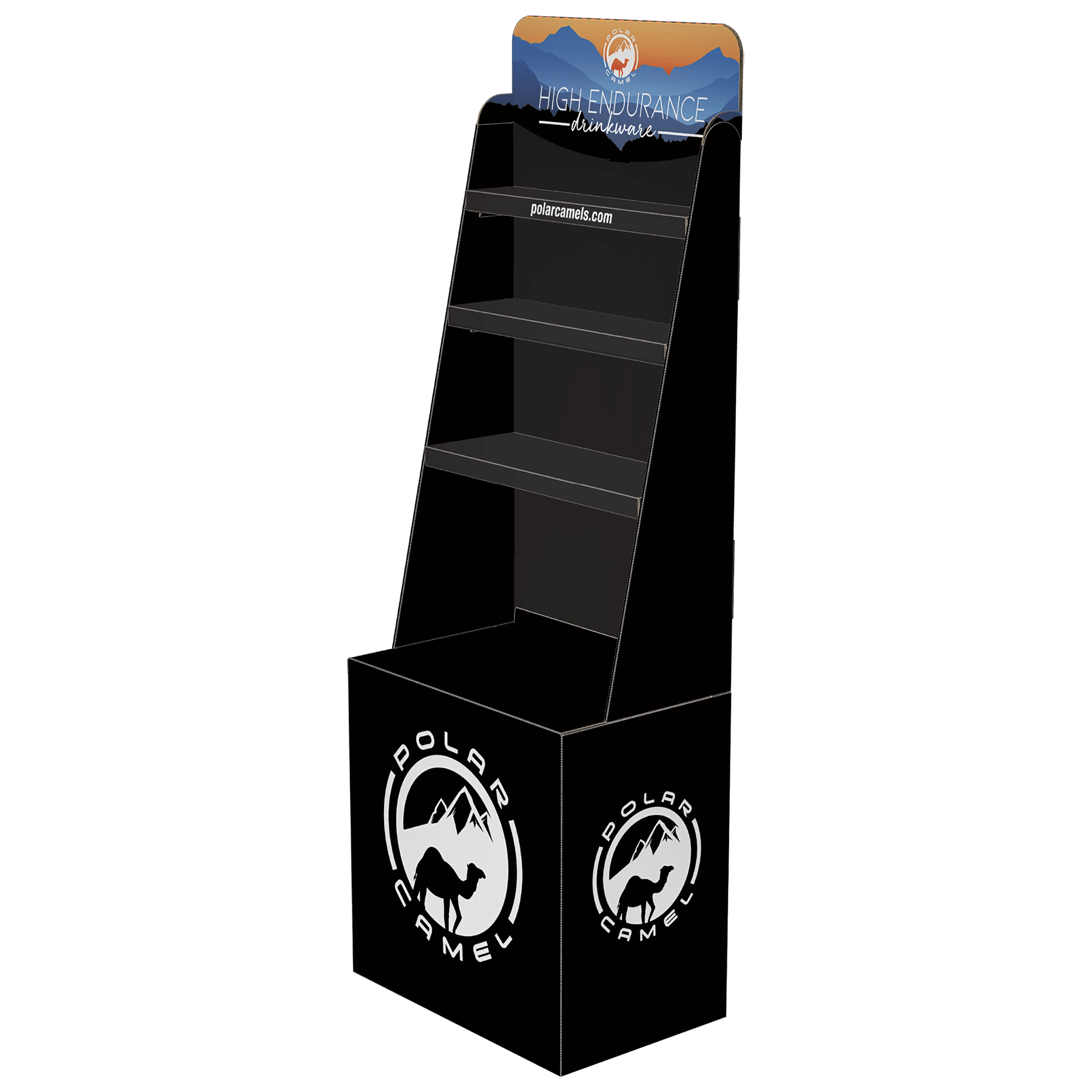 Self-Standing Polar Camel POP Display