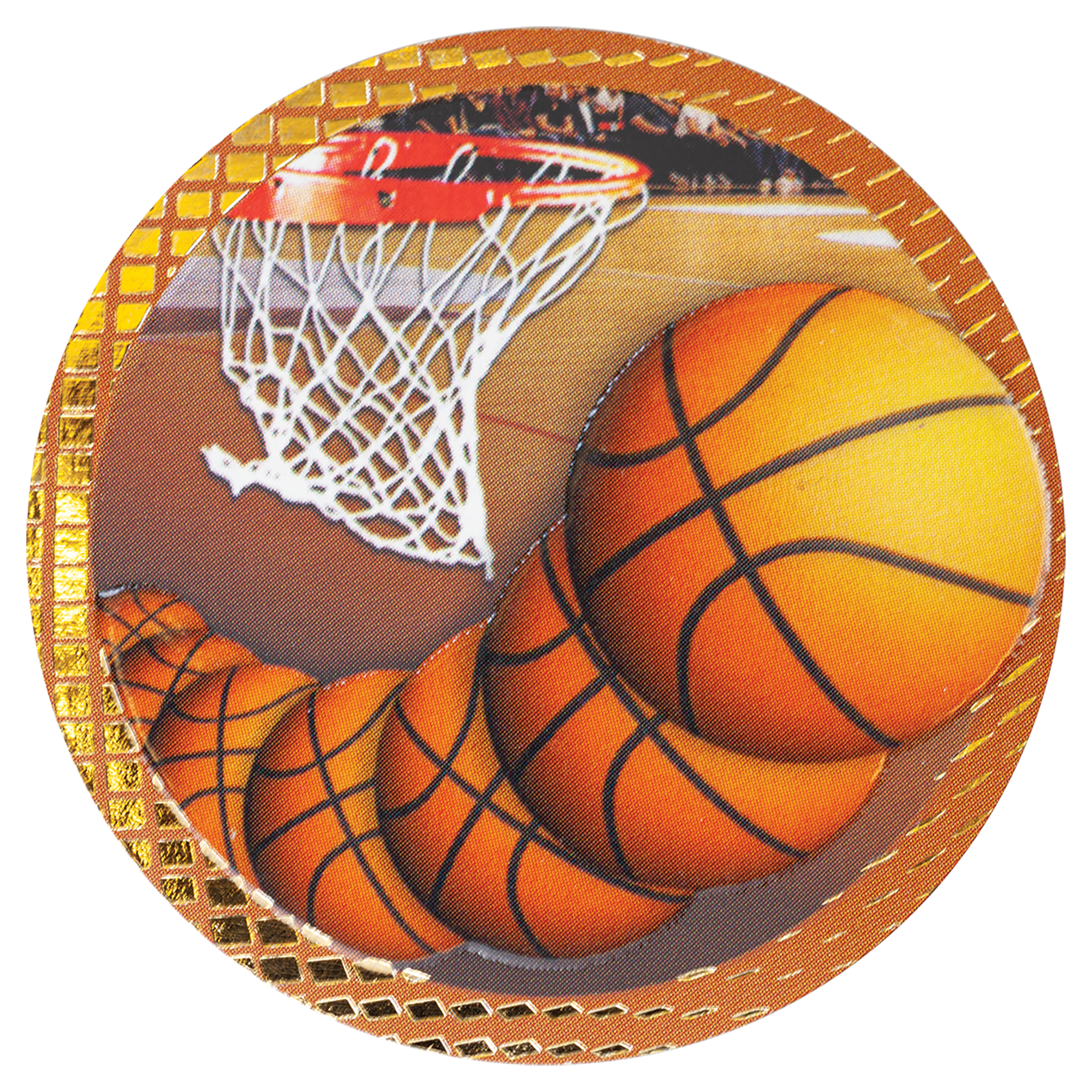 2" Basketball Dazzle Insert