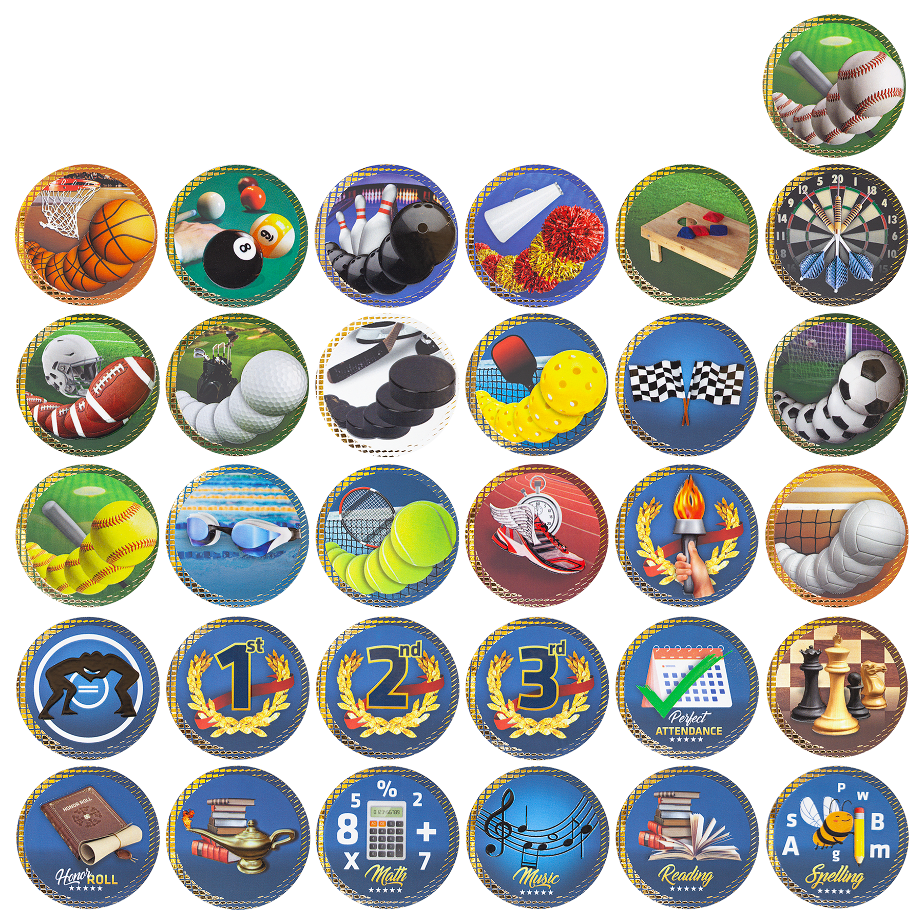 2" Dazzle Insert Sample Set