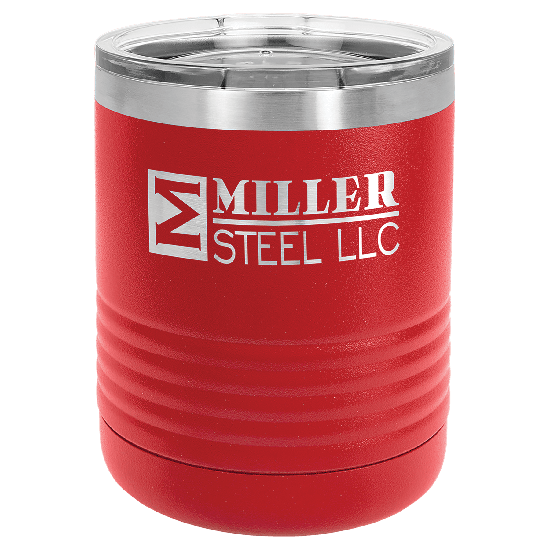 Polar Camel 10 oz. Red Tumbler with Standard Lid