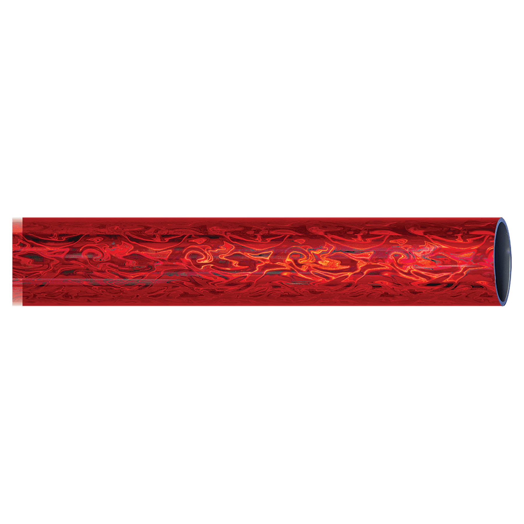 45" Round Red Vapor Full Wrap Trophy Column