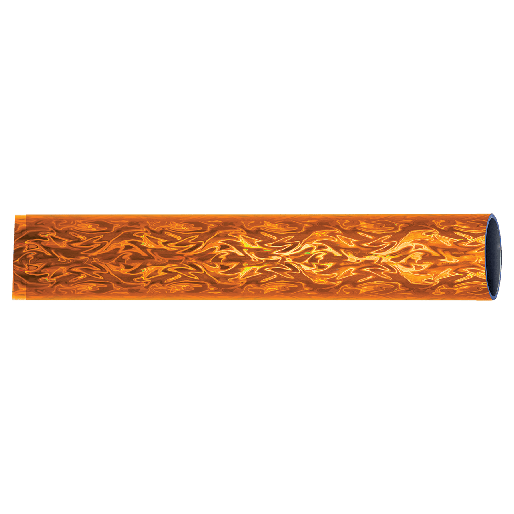 45" Round Orange Vapor Full Wrap Trophy Column