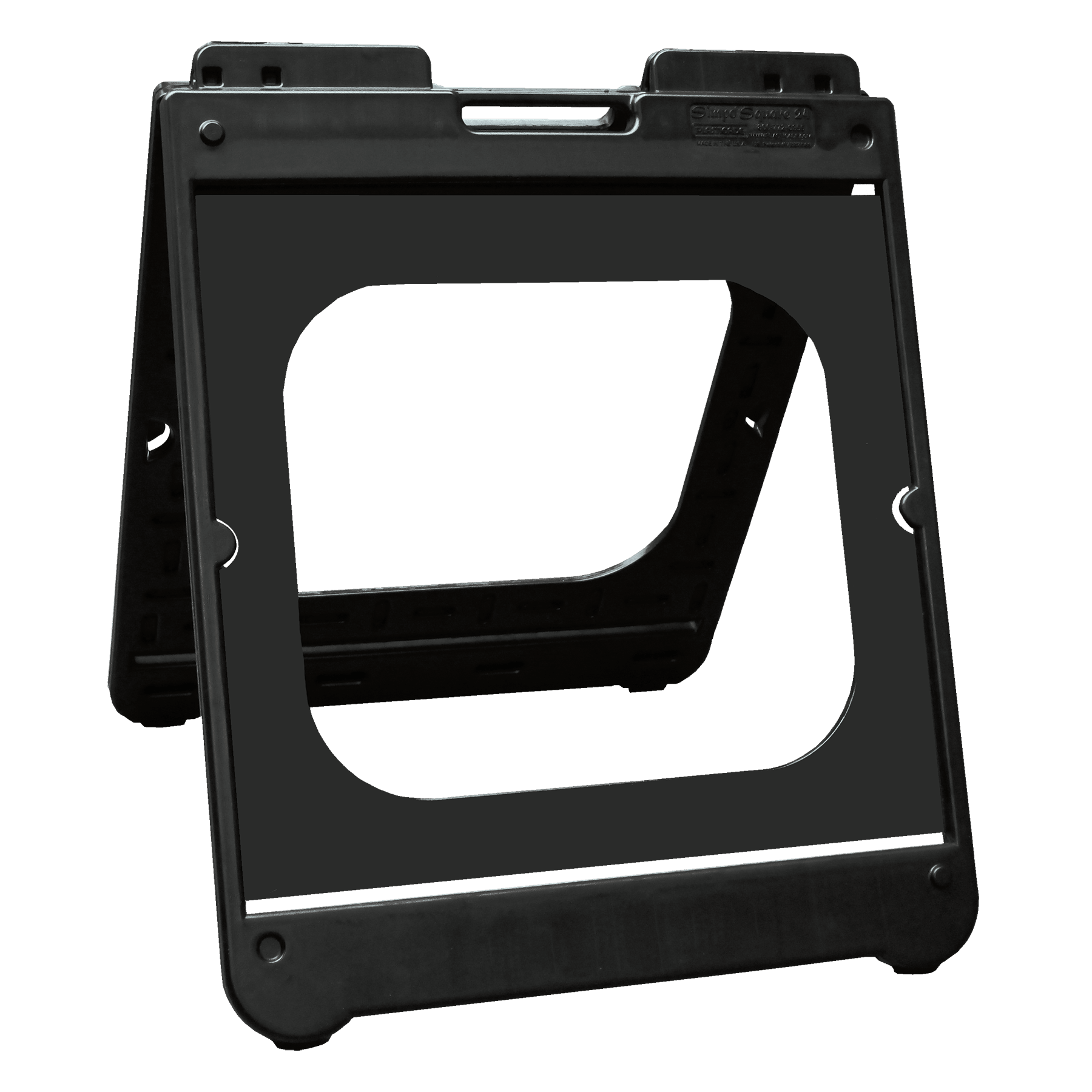 Black 24" x 24" SimpoSquare 24